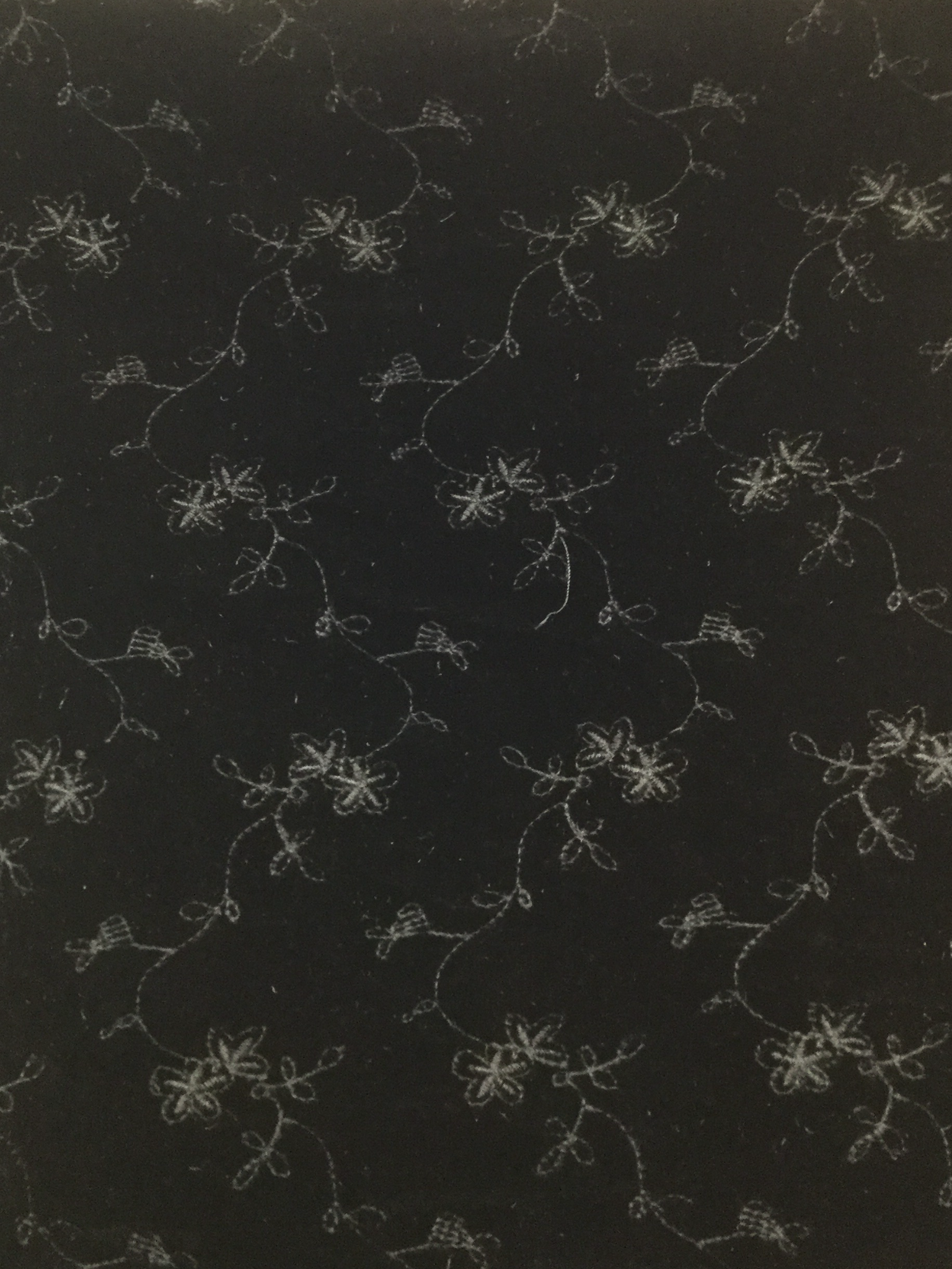 Embroidered Silk Rayon Velvet