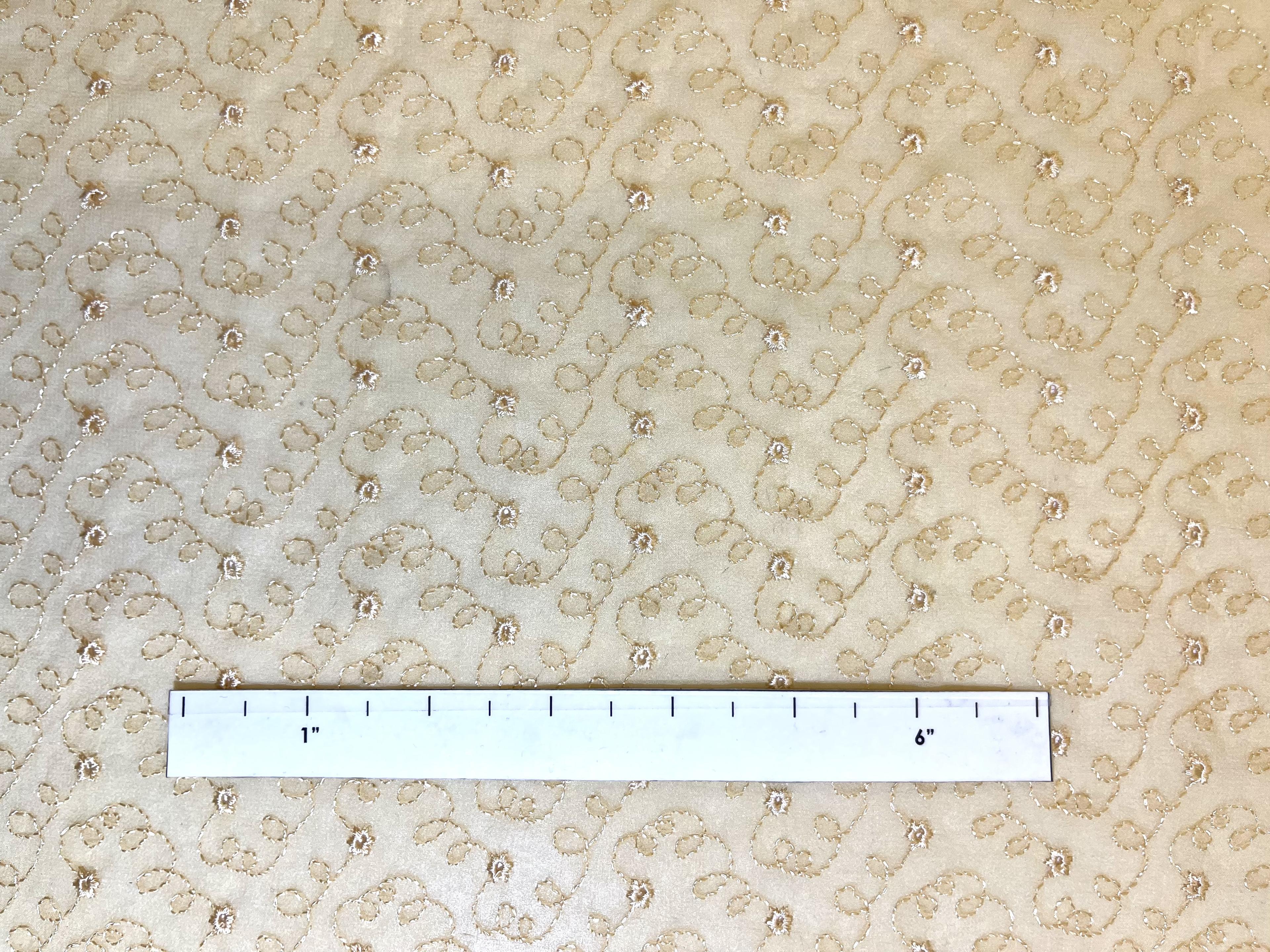 Embroidered Silk Chiffon