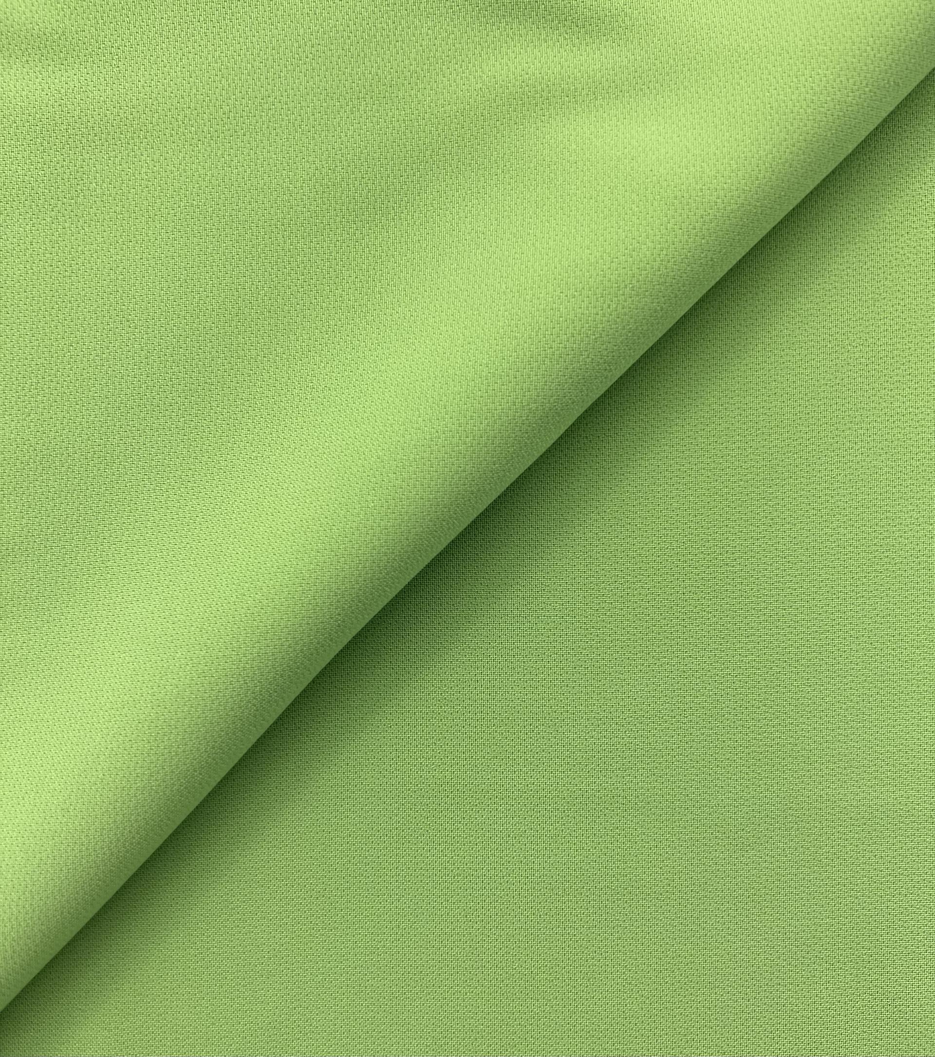 Polyester Stretch Crepe in Light Green