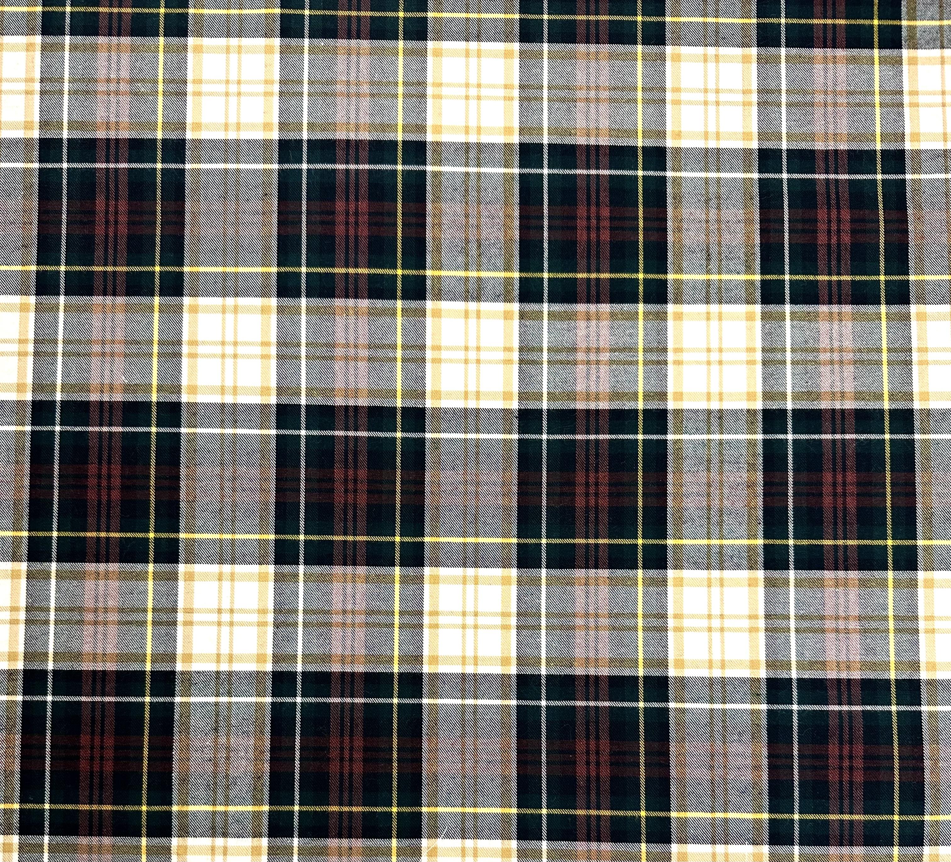 Viyella plaids yellow dot
