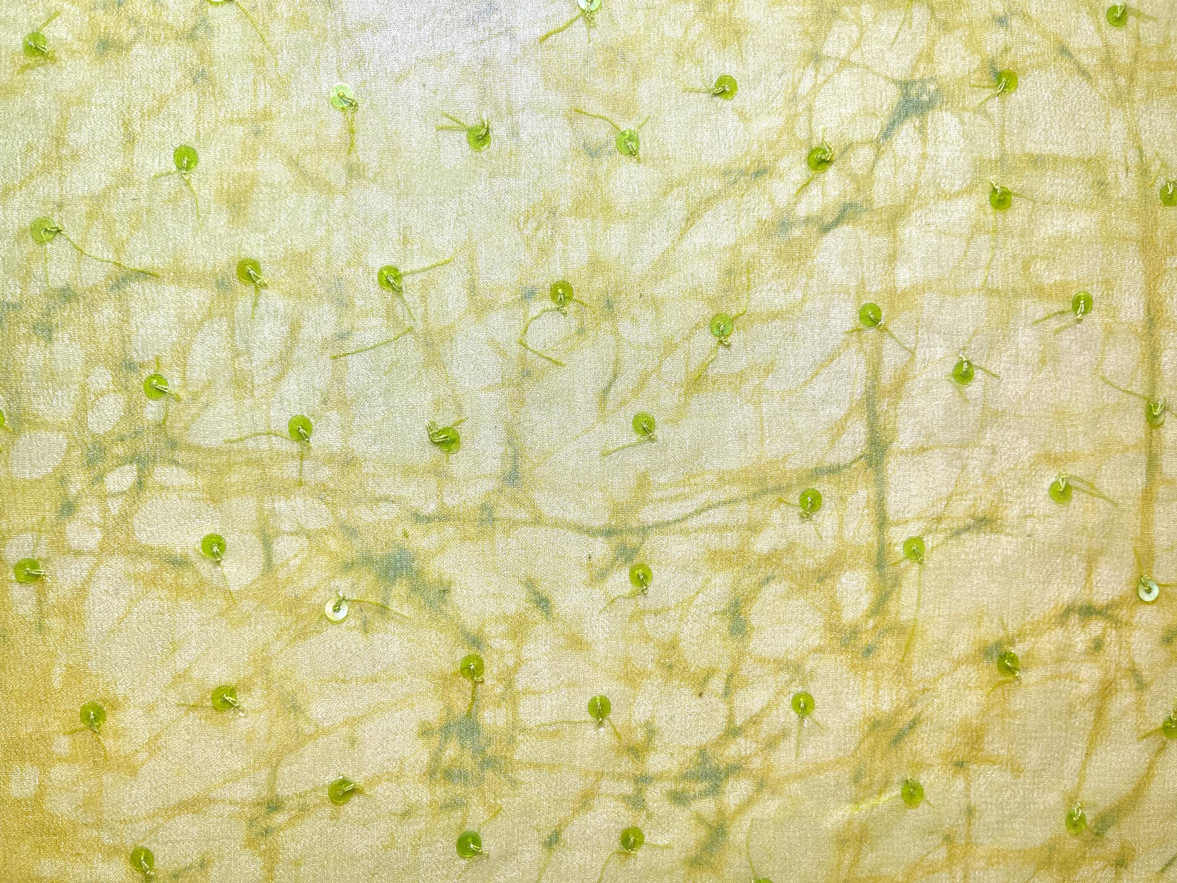 Scnp Sequins on Silk Chiffon