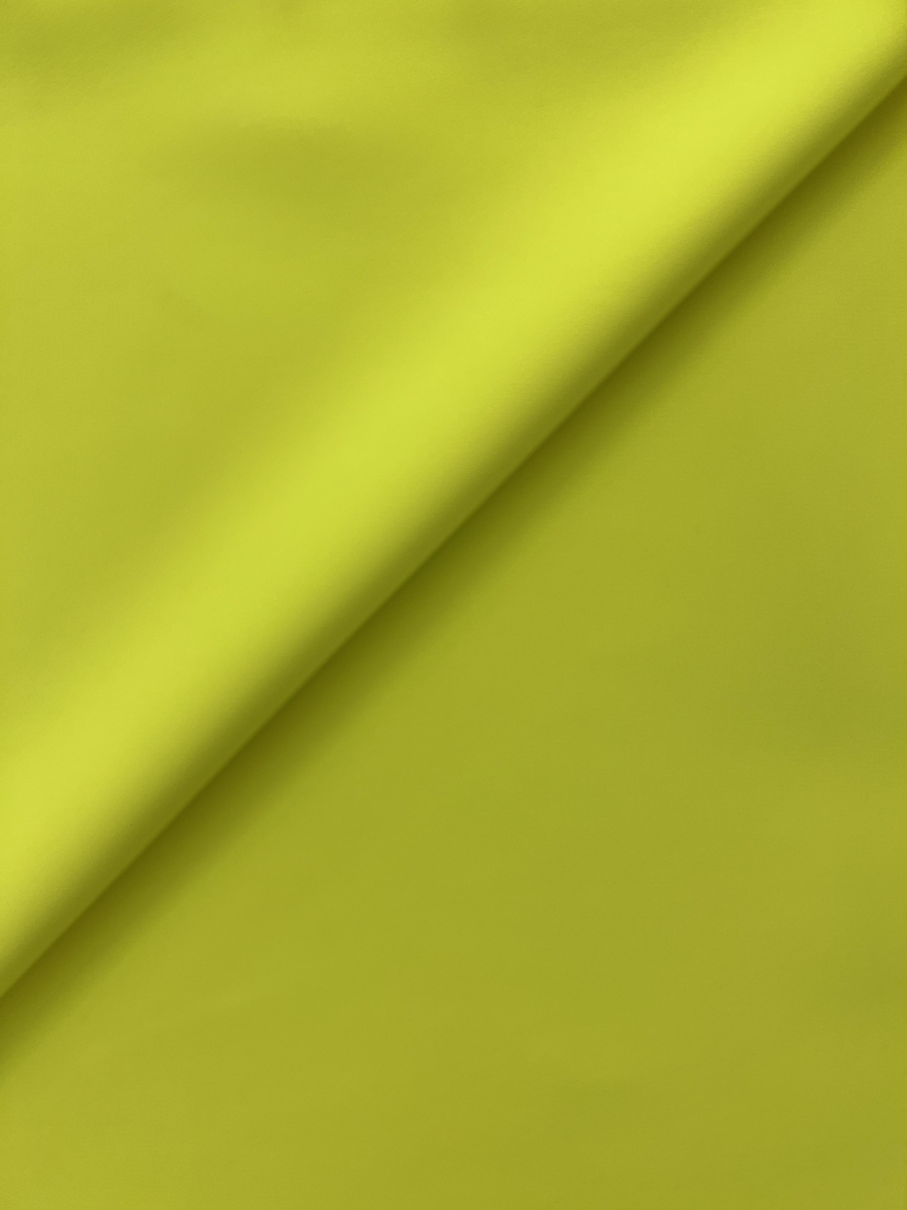 Polyester Stretch Crepe in Lemon