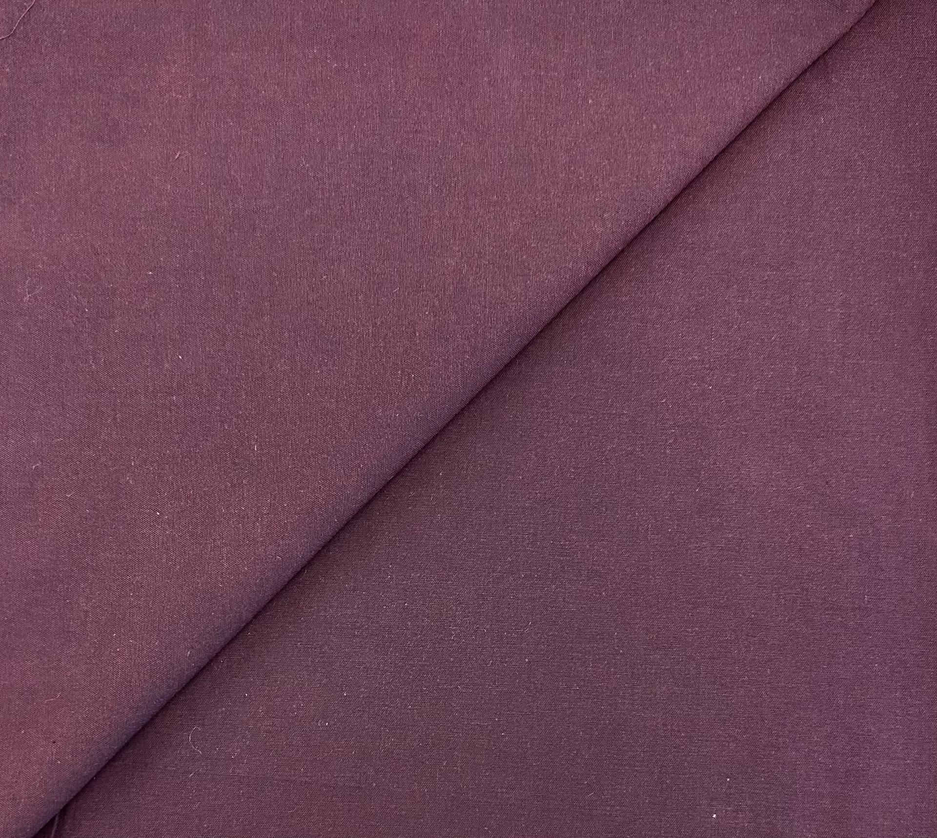 Sustainable Cotton Pinpoint Oxford in Wine