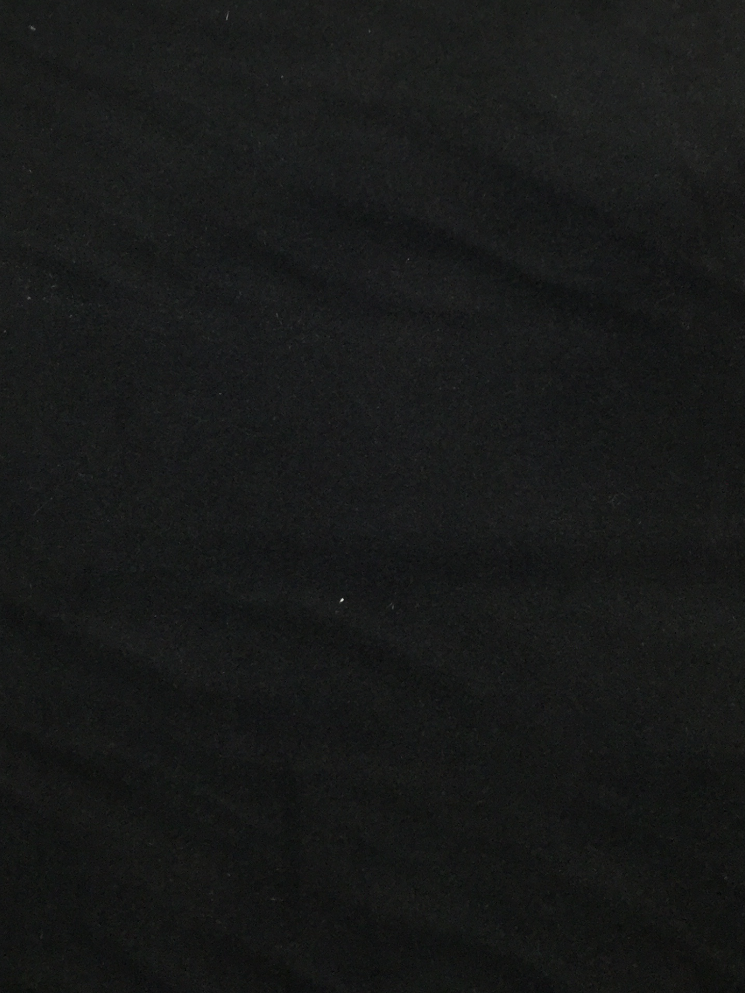 Felted Heavy Knit Sueded Velour in Black