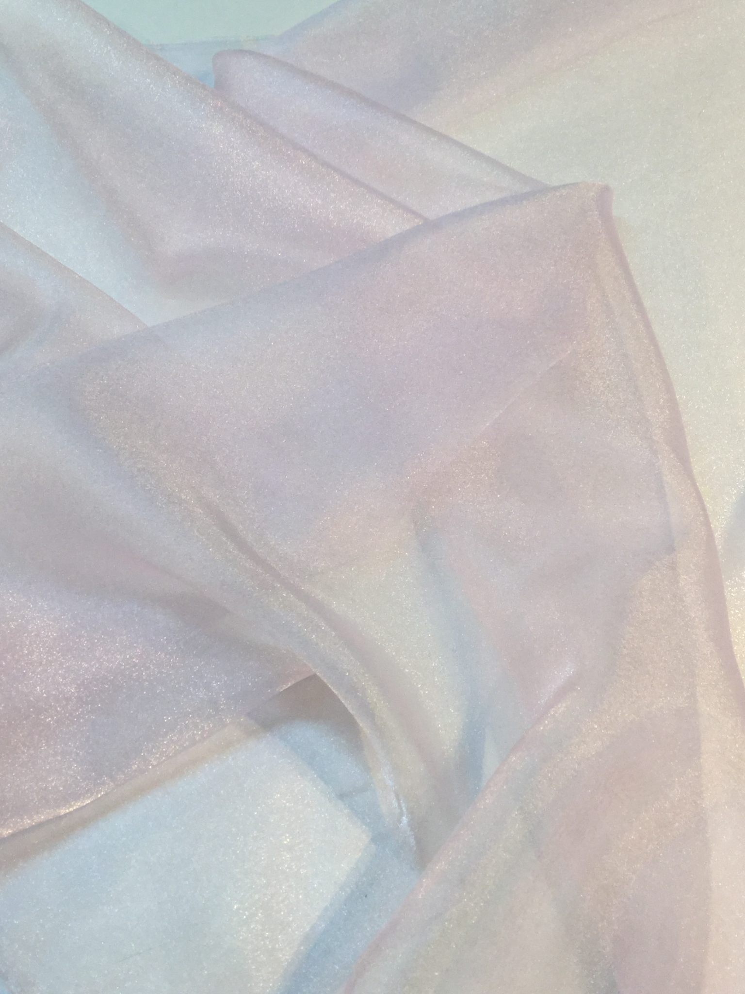 Nylon Sparkle Organza in Rosette