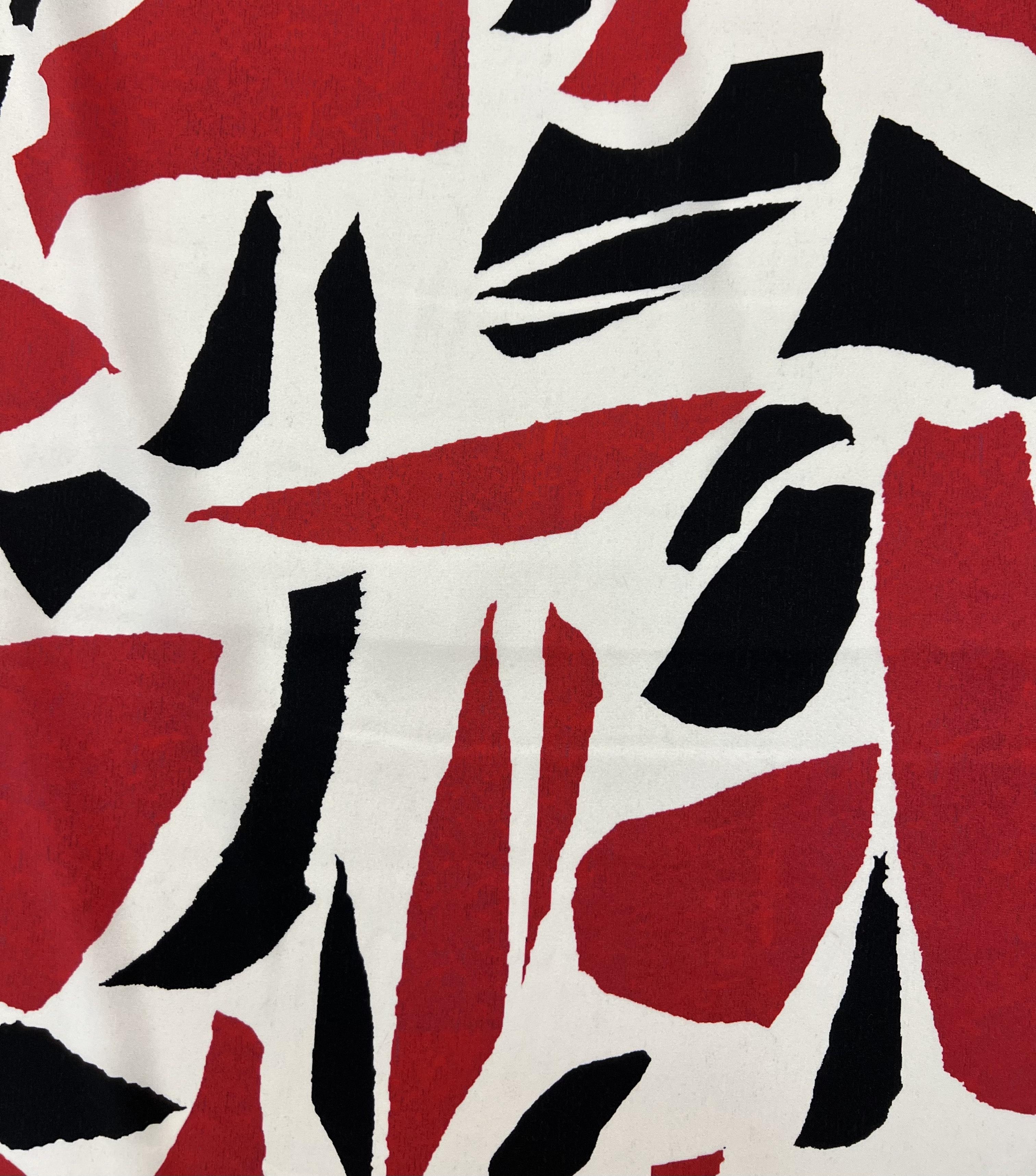 Printed Stretch Silk Charmeuse