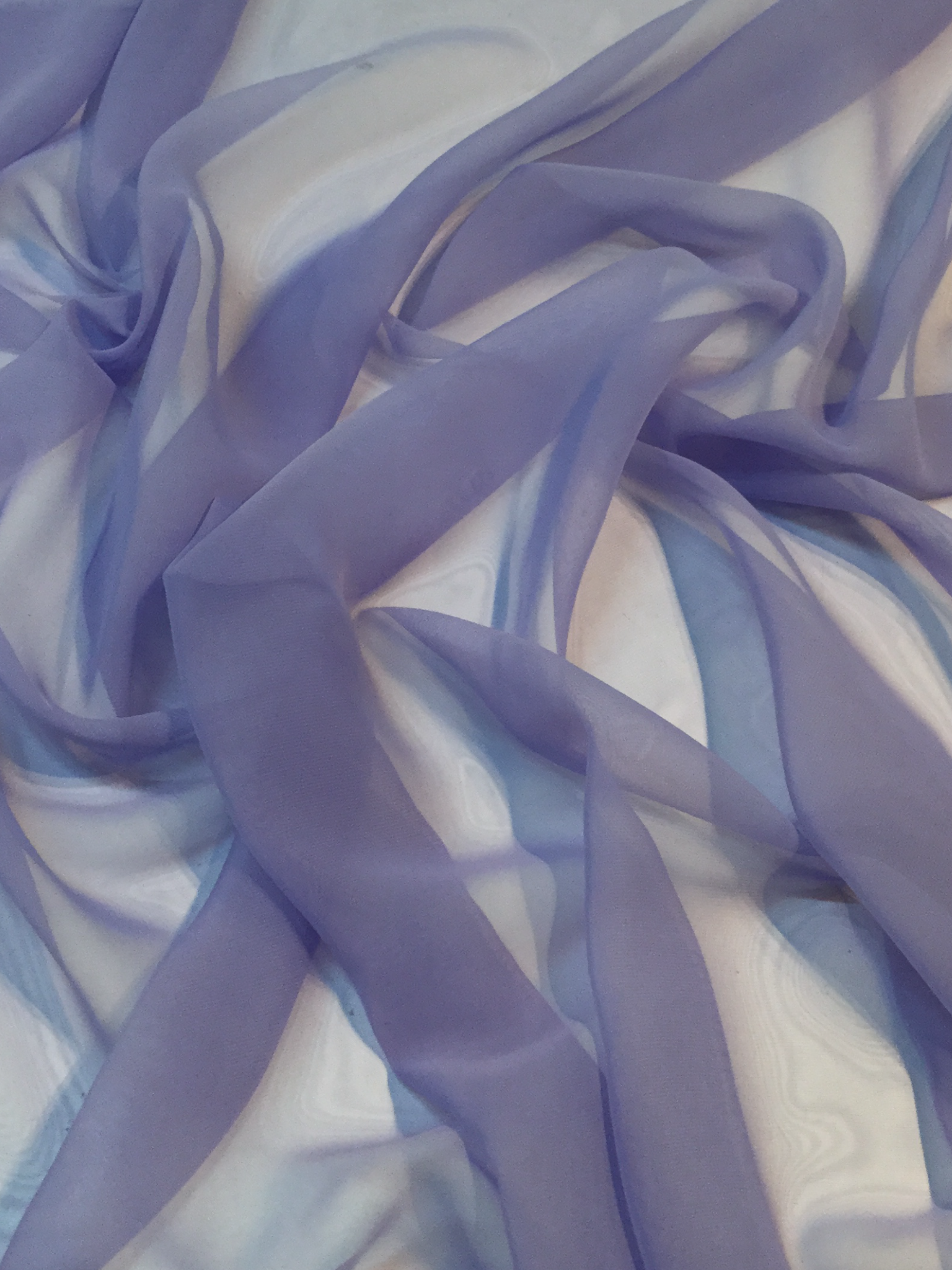 Polyester Chiffon in Violet