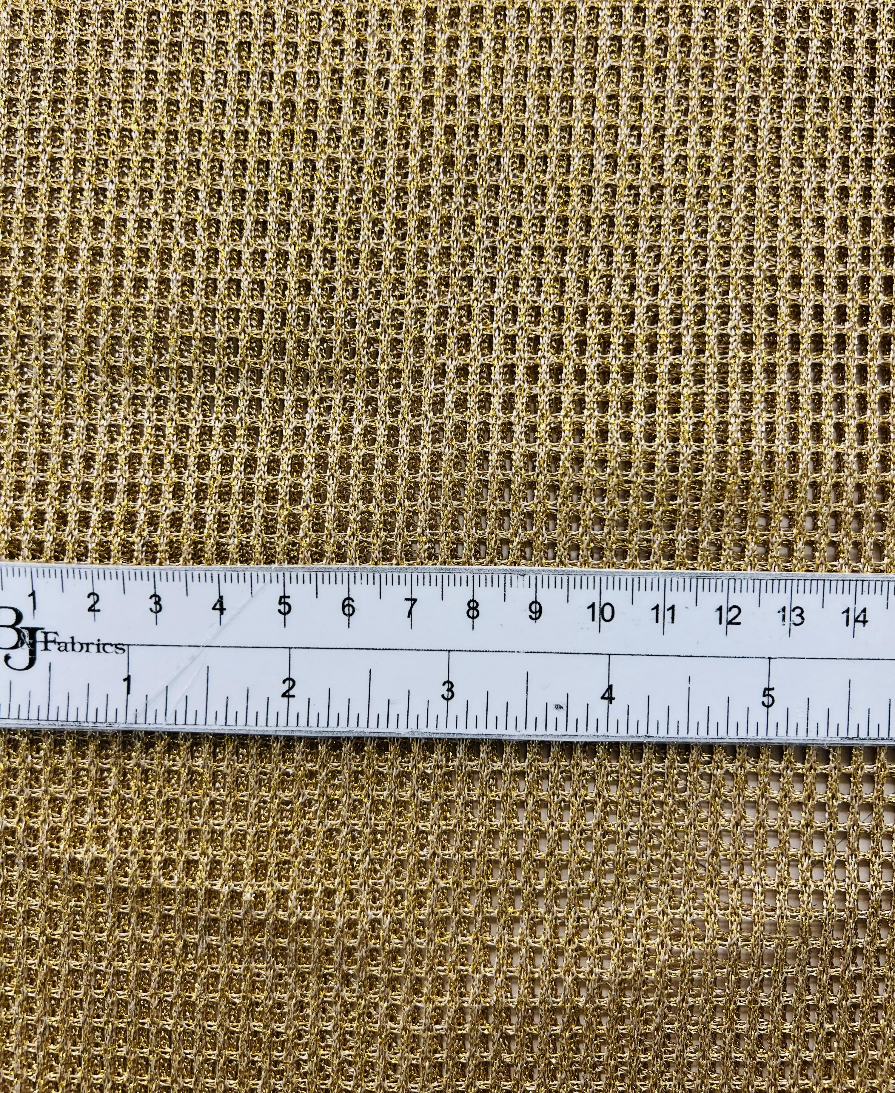Metallic Mesh in Gold