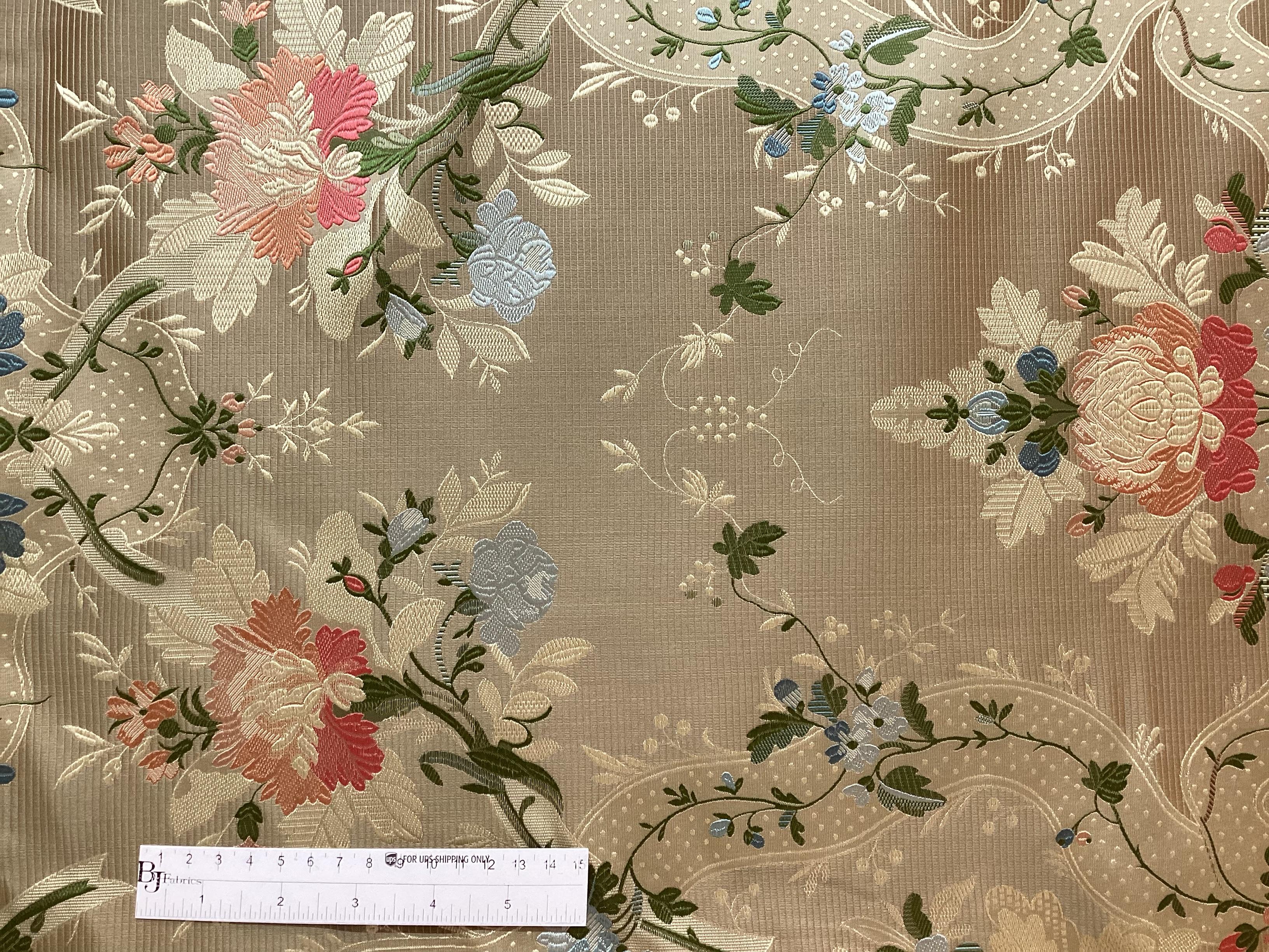 Silk Floral Brocade