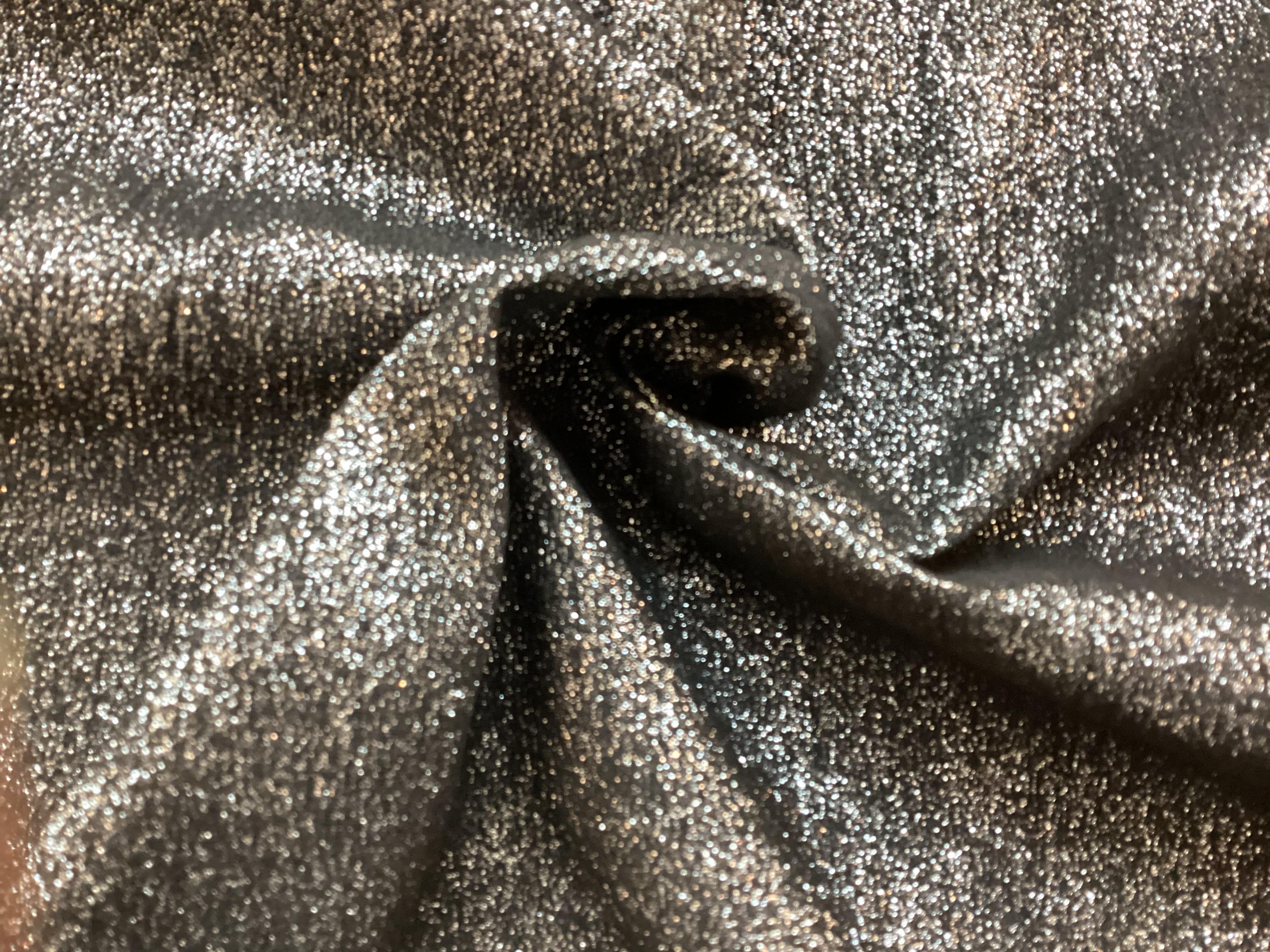 MADE IN ITALY METALLIC BLEND CREPE