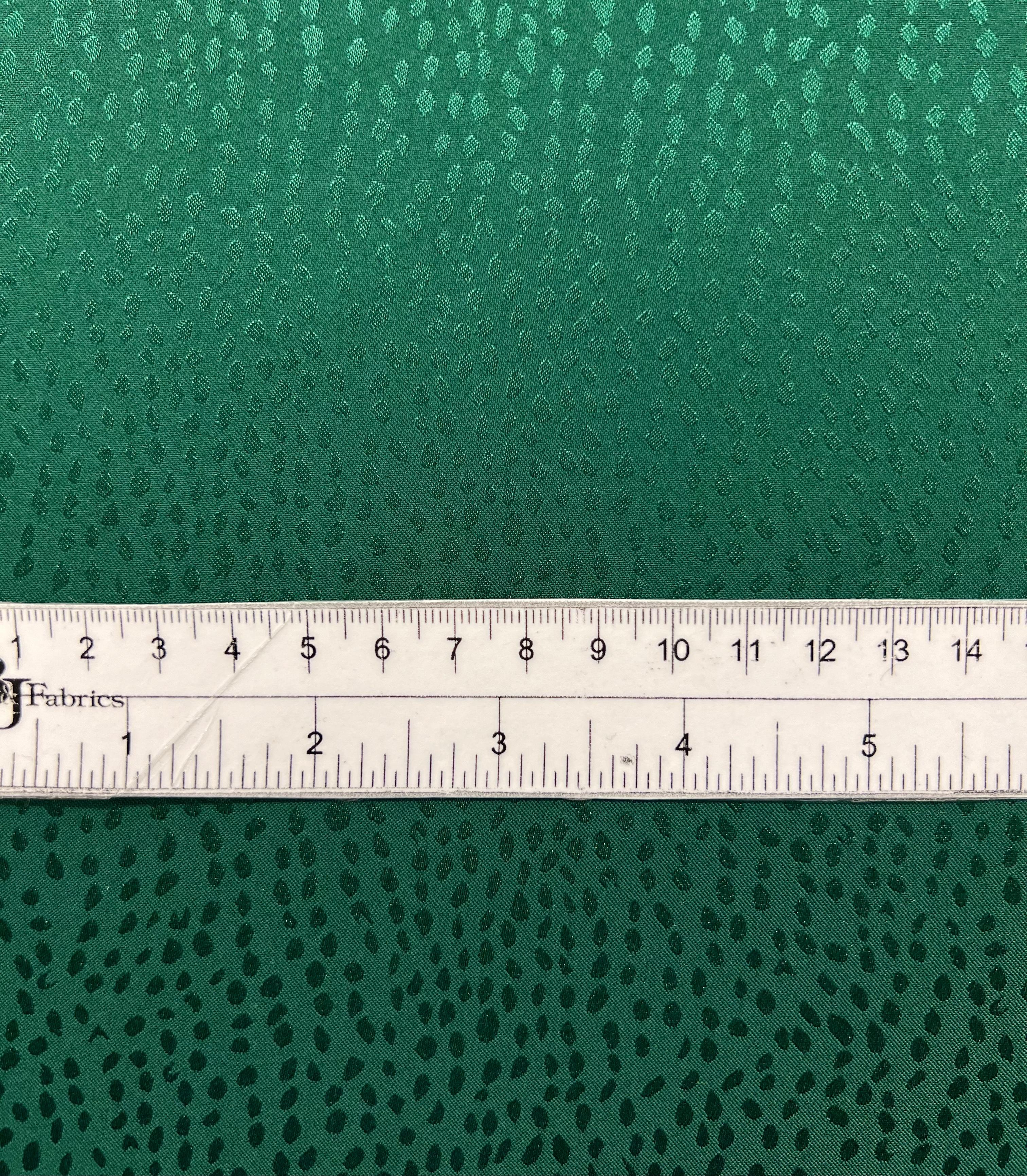 Stretch Jacquard in Green