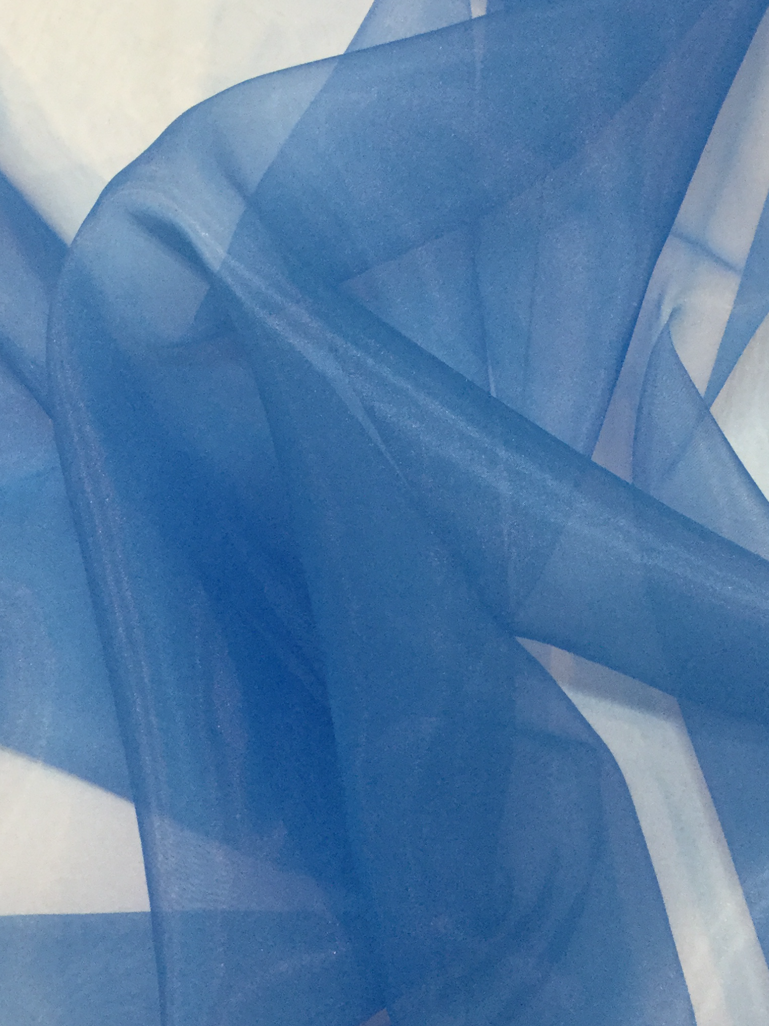 Polyester Organza in Royal-270