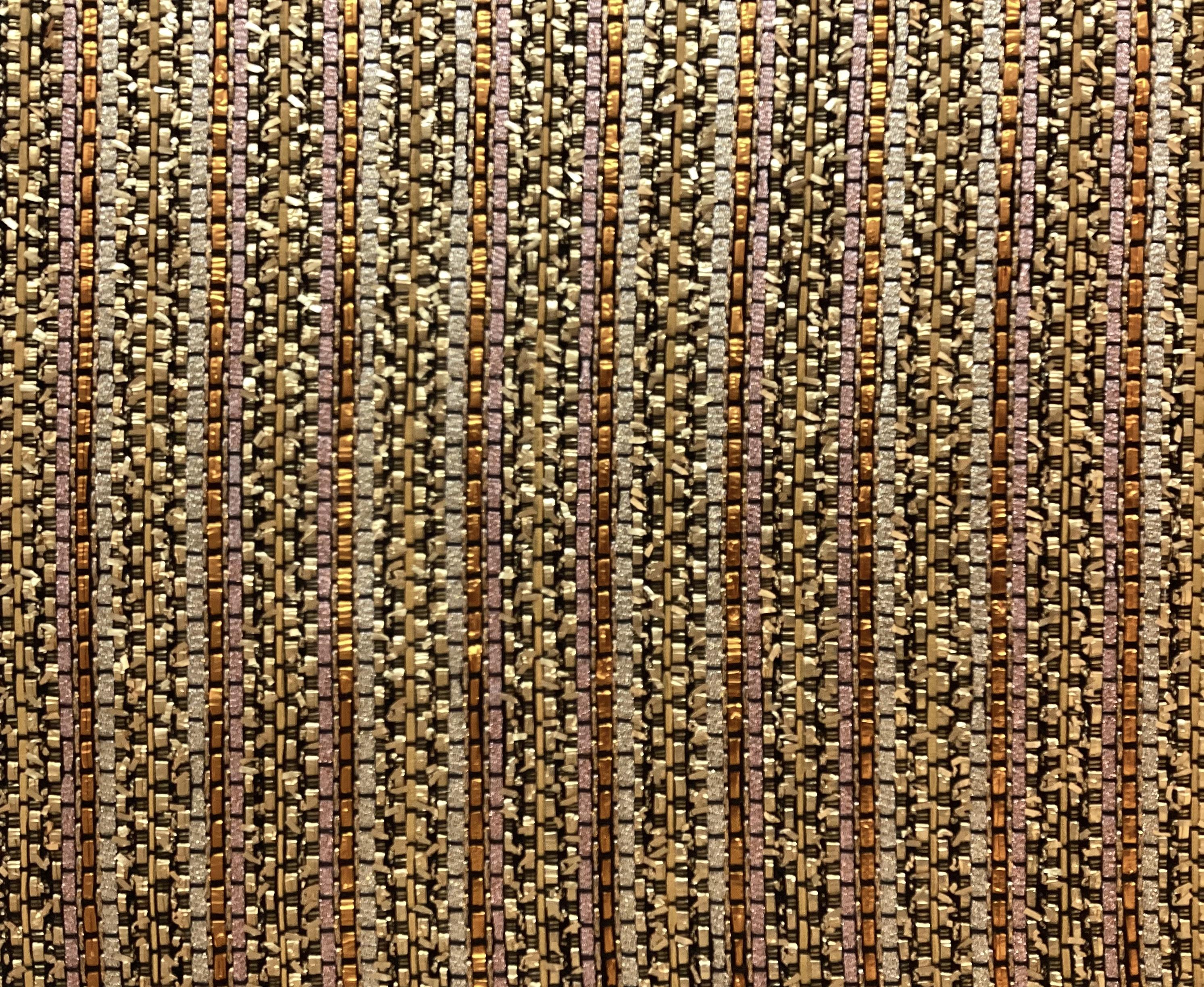 Made in Italy Cotton Blend Metallic Couture Tweed