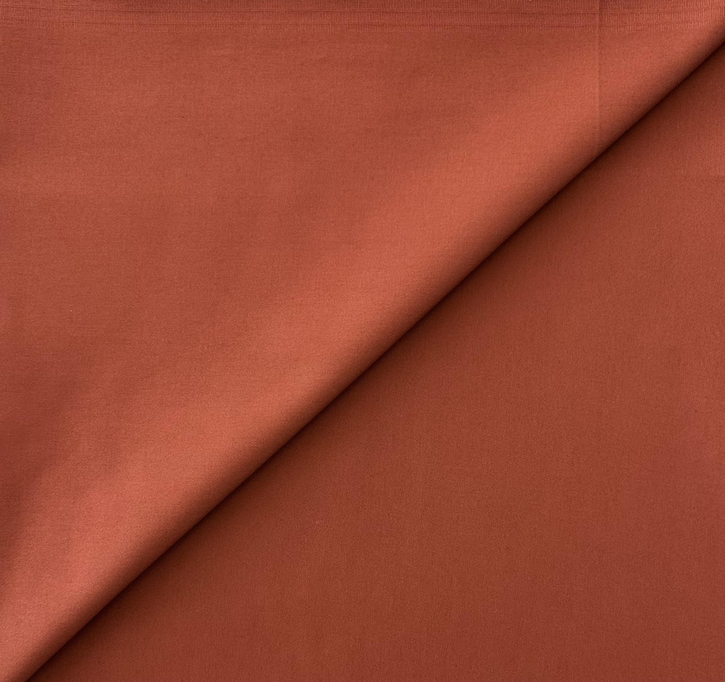 Sustainable Imported Cotton Spandex in Brick