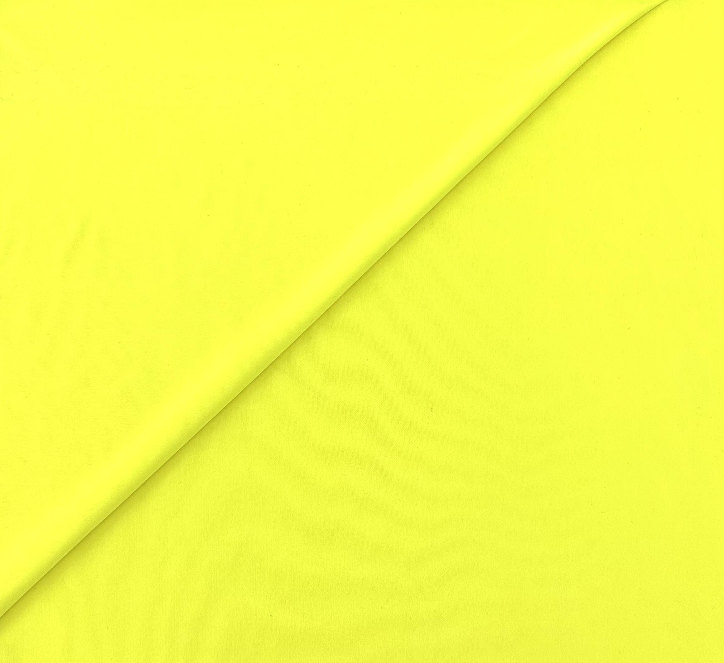 Poly Spandex Support Knit in Neon Yellow