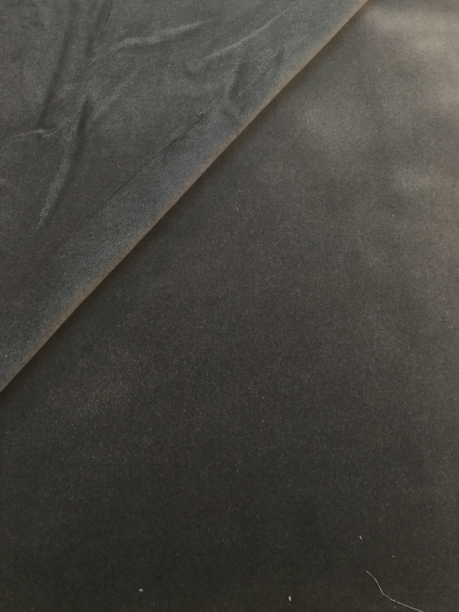 Pure Cotton Velvet in Gunmetal