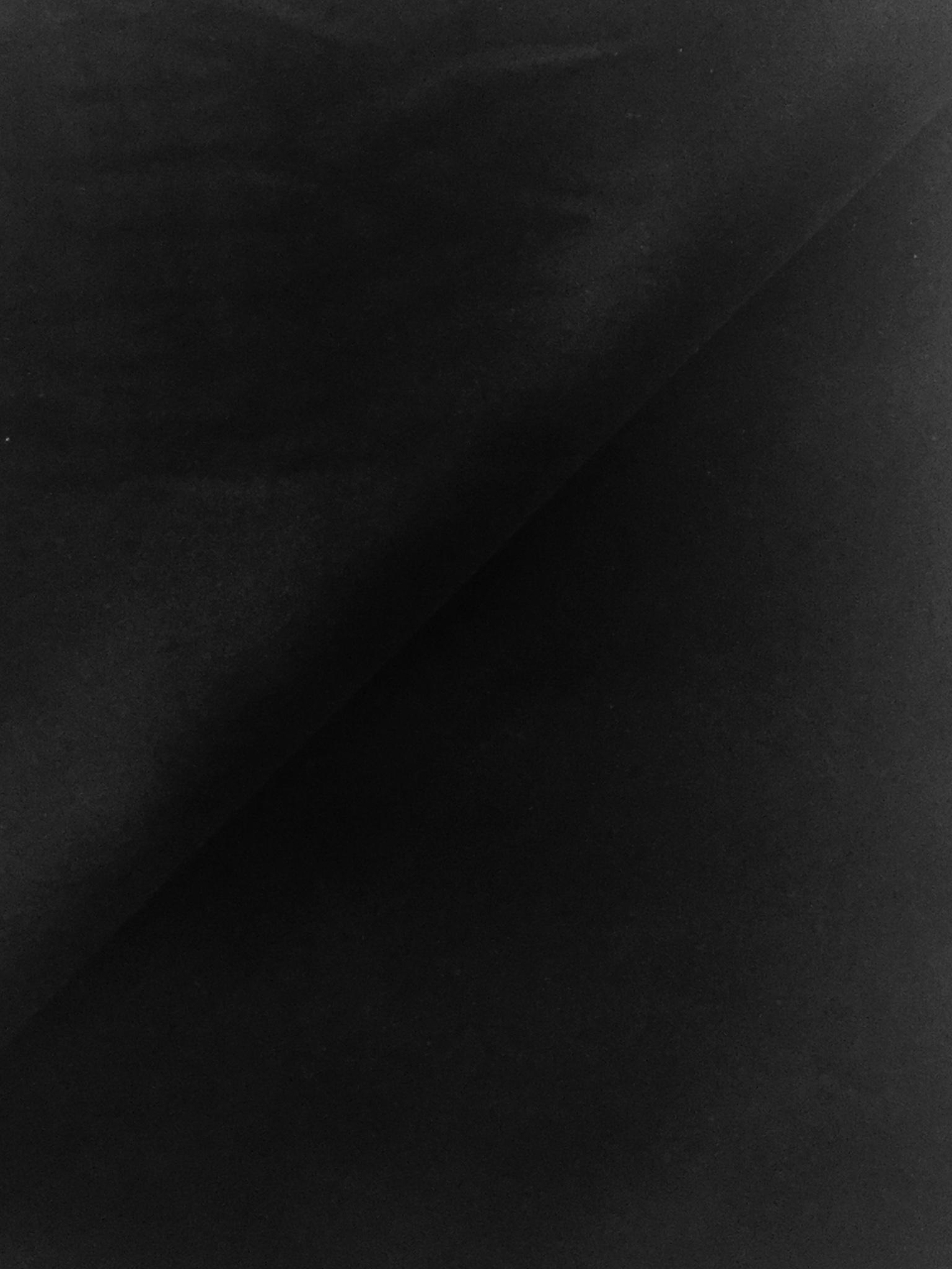 Pure Cotton Velvet in Black