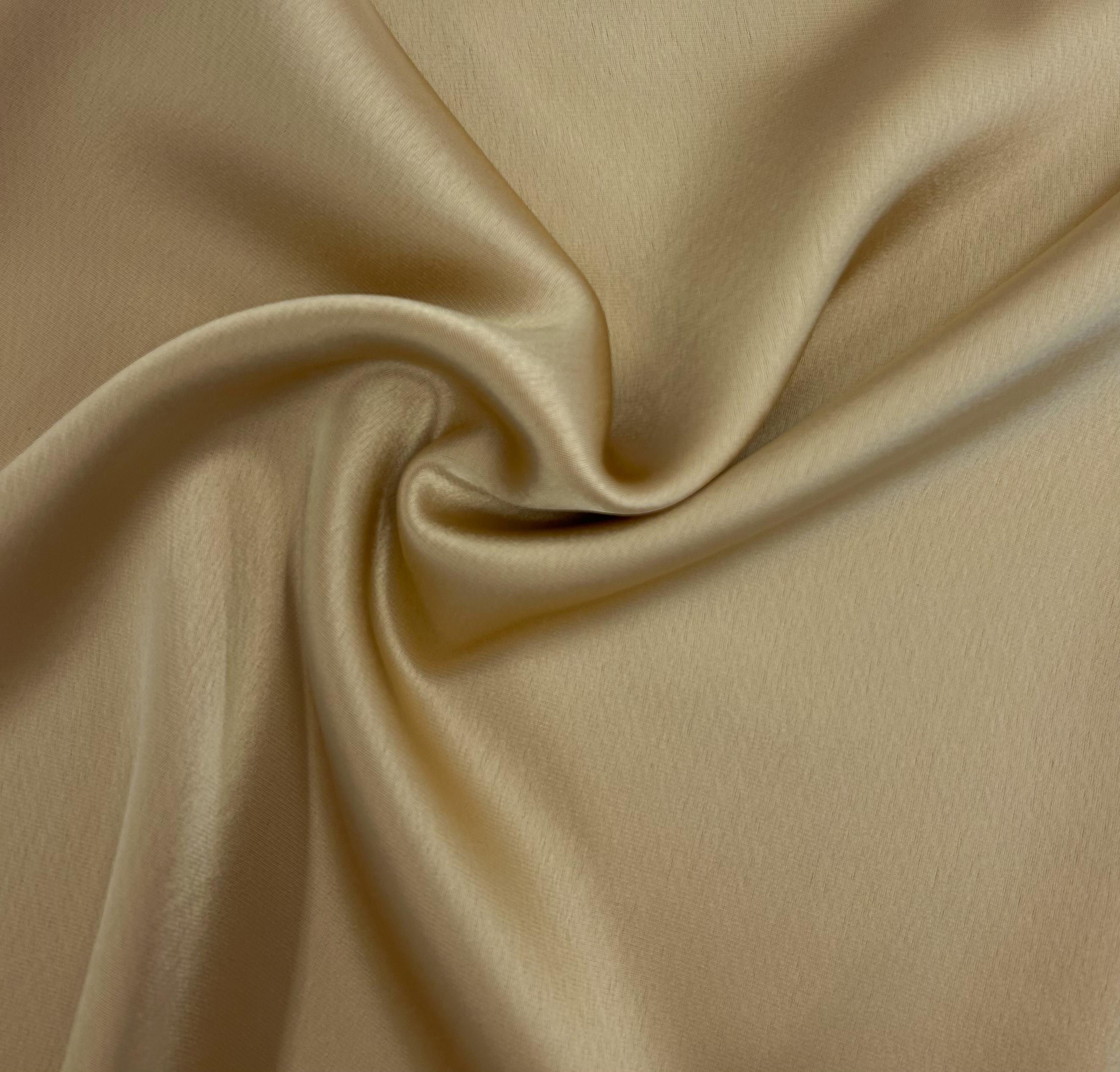 Triacetate Blend Charmeuse in Gold