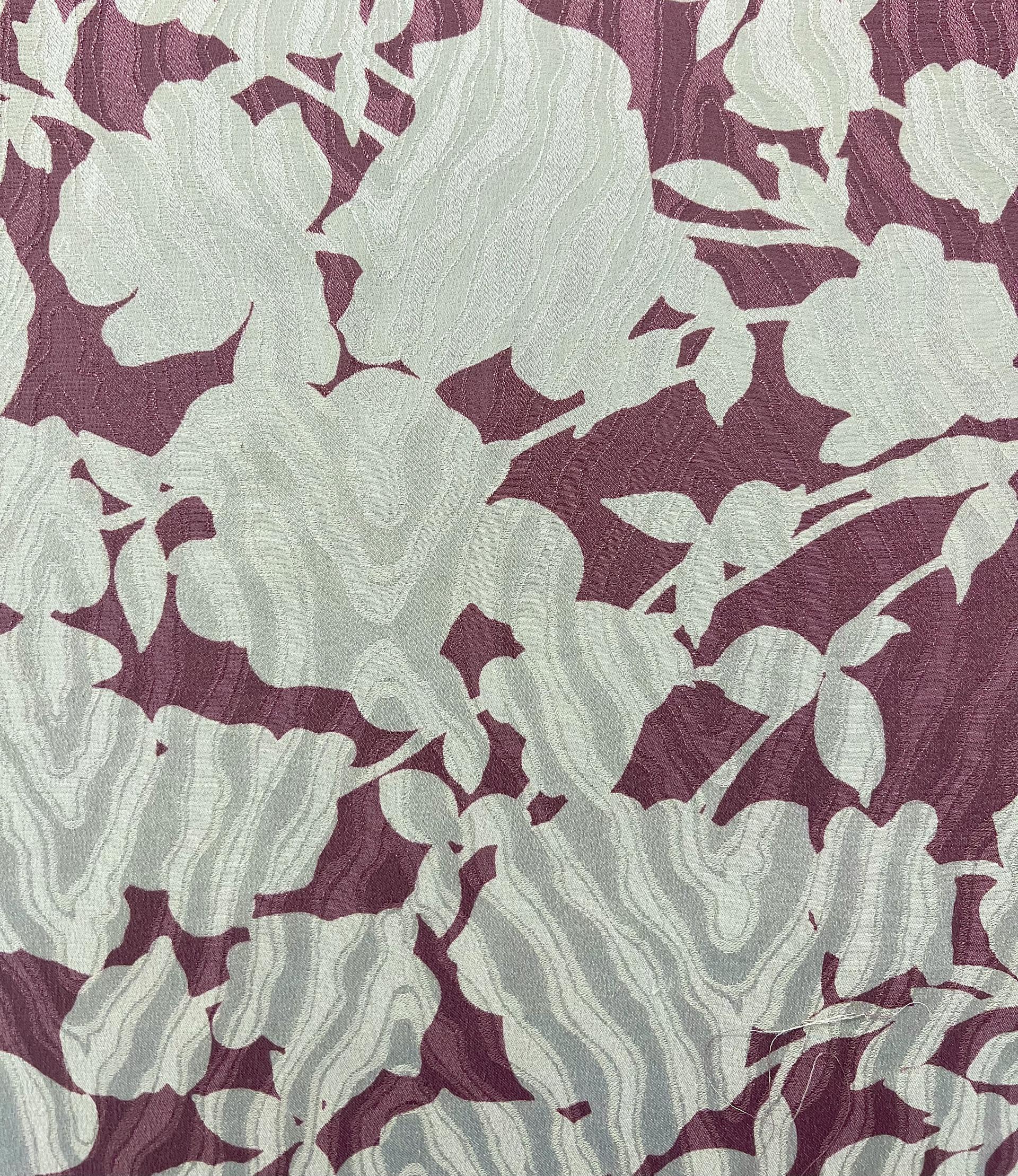 Silk Floral Printed jacquard