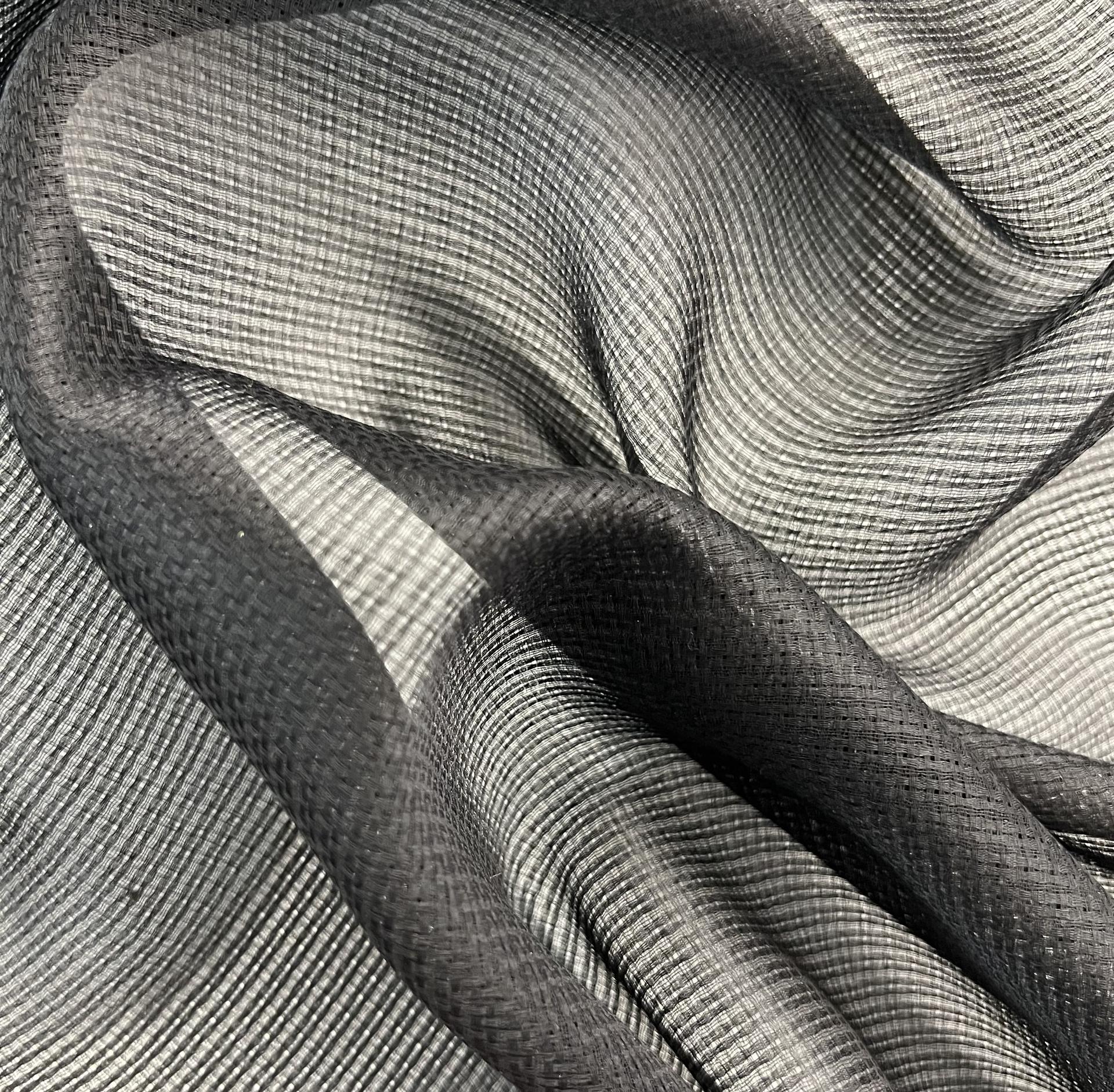 Pure Silk Marqusetté in Black