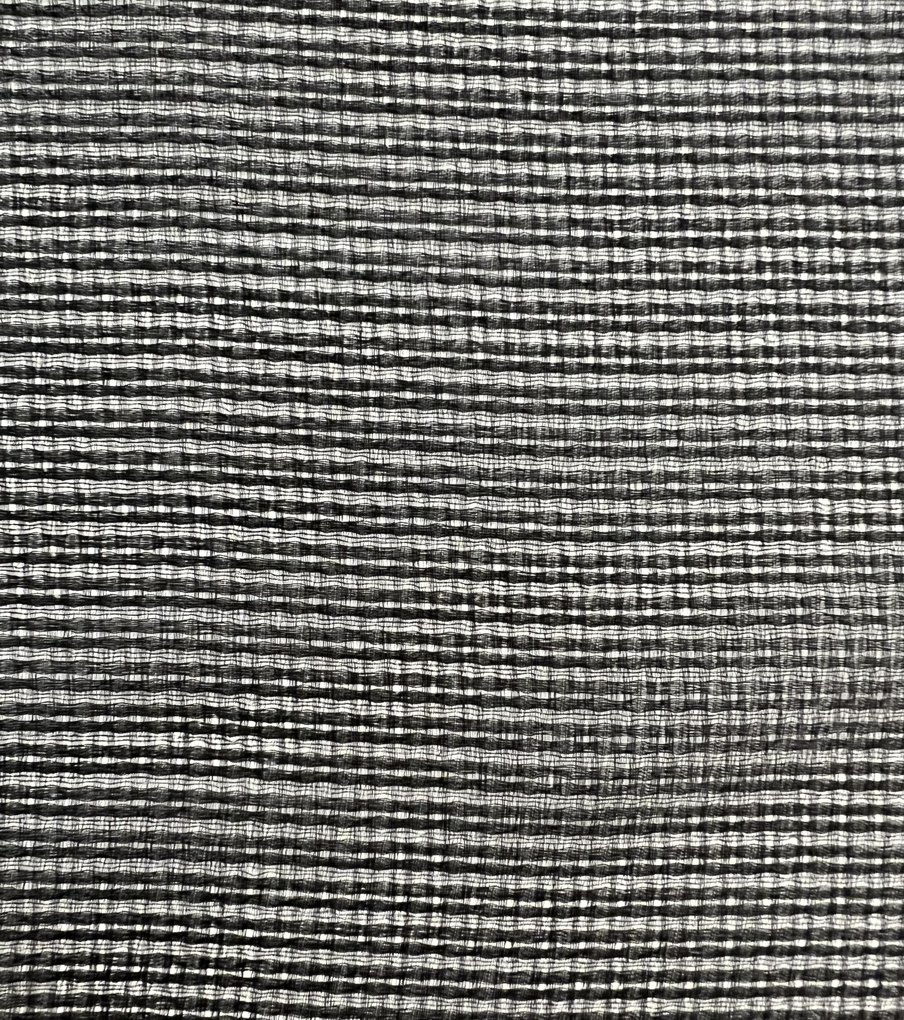 Pure Silk Marqusetté in Black