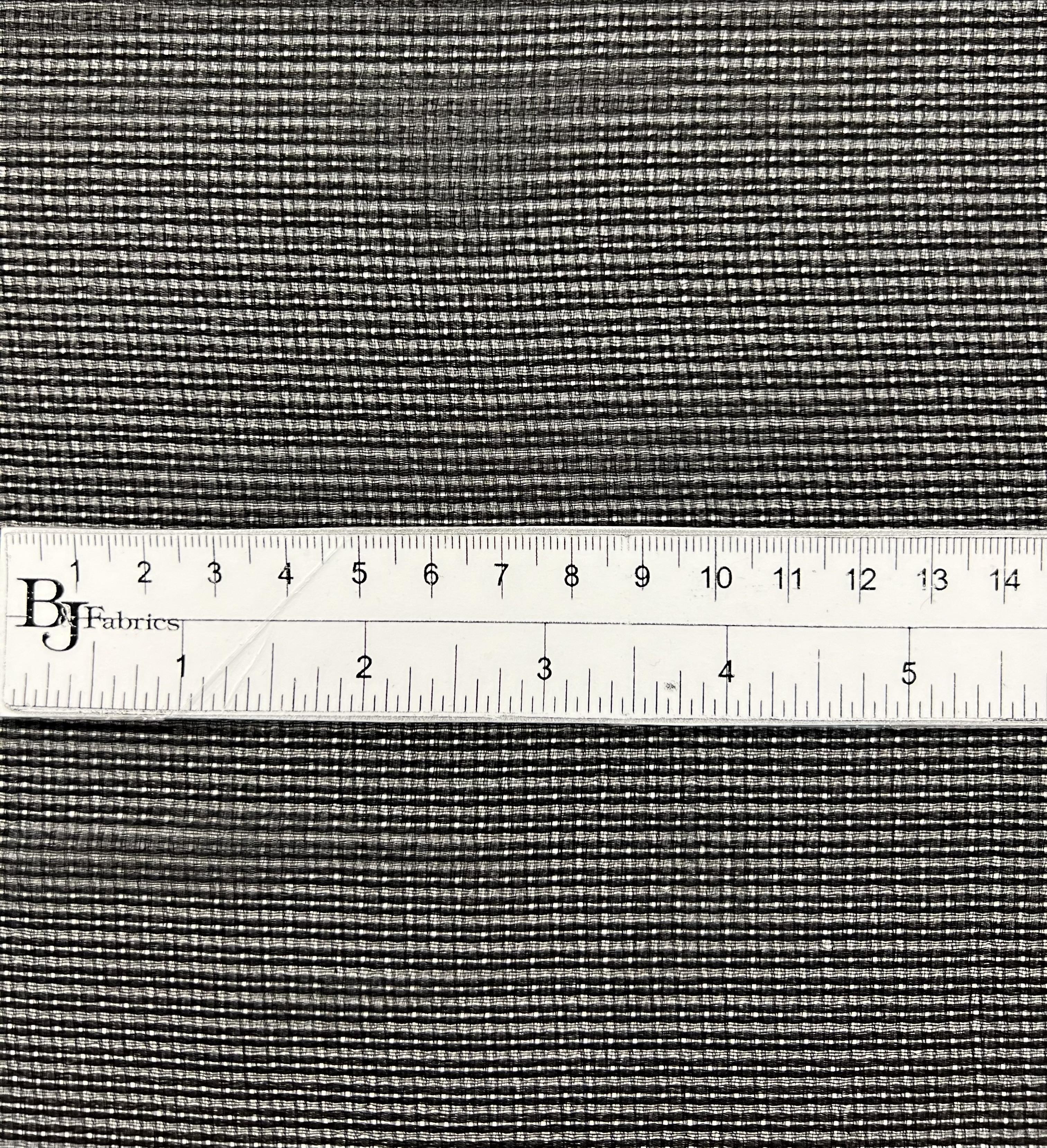 Pure Silk Marqusetté in Black