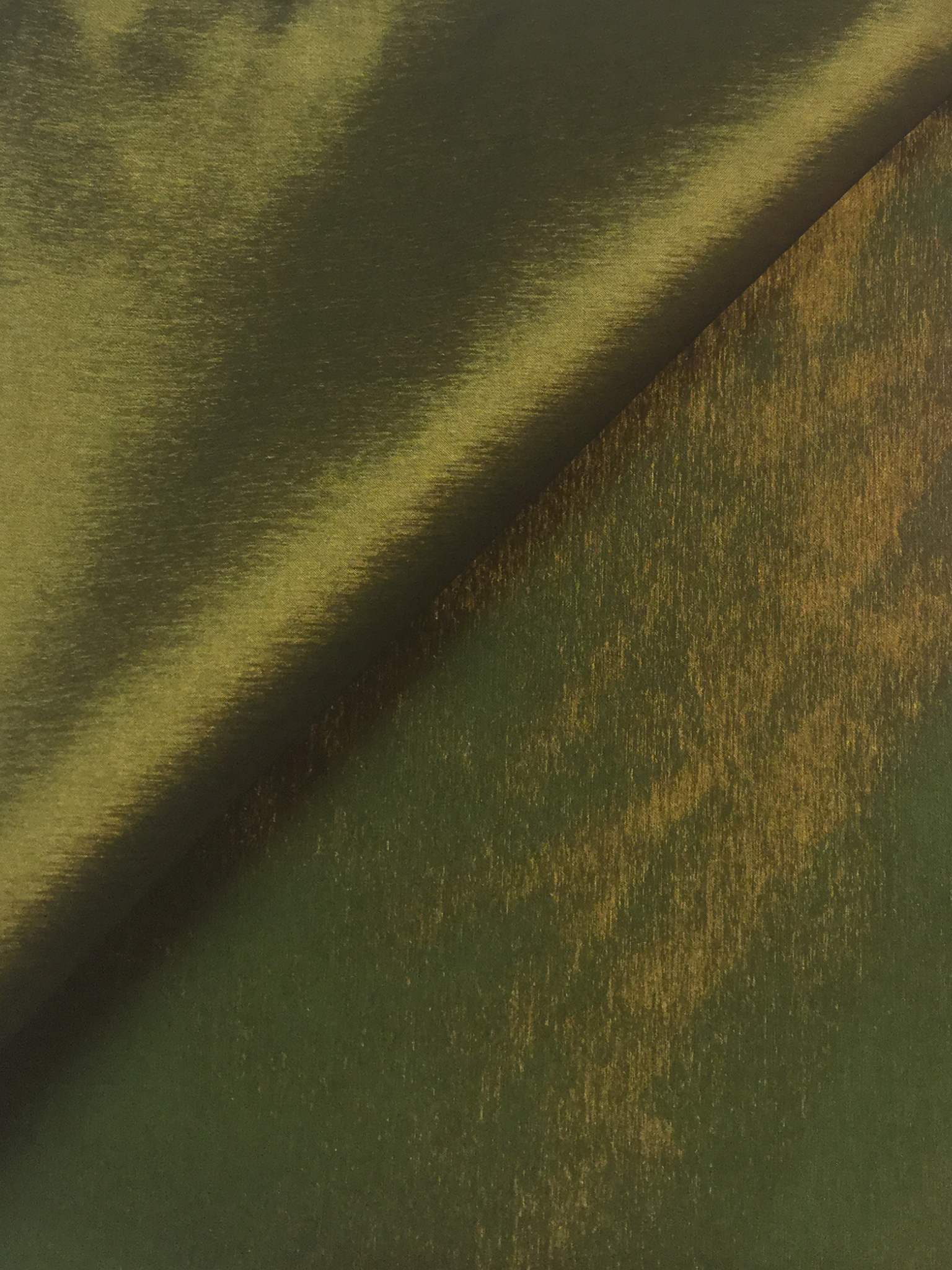 Iridescent Stretch Taffeta in Black/Gold