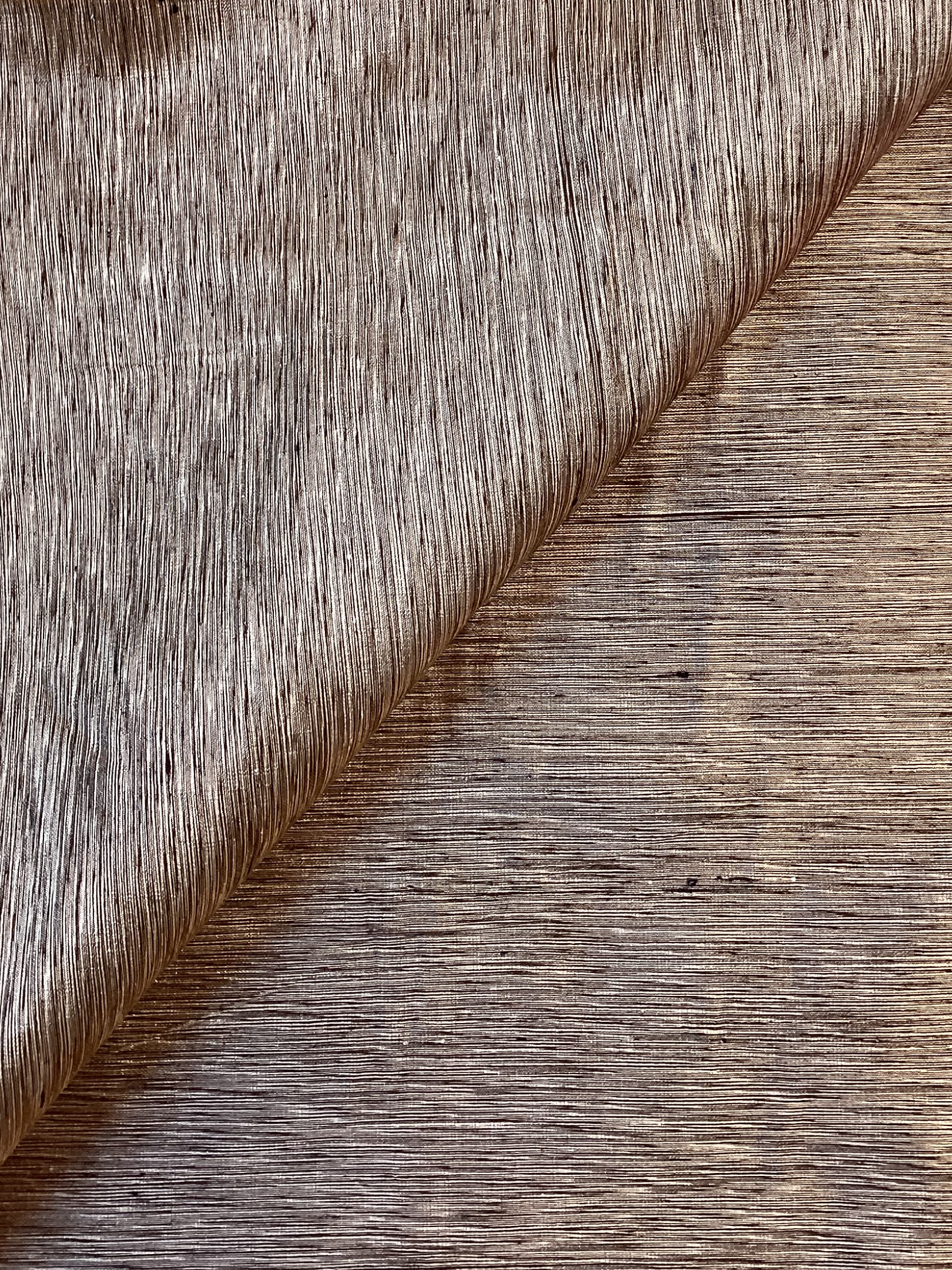 Heathered Silk Shantung in Brown/White/Black