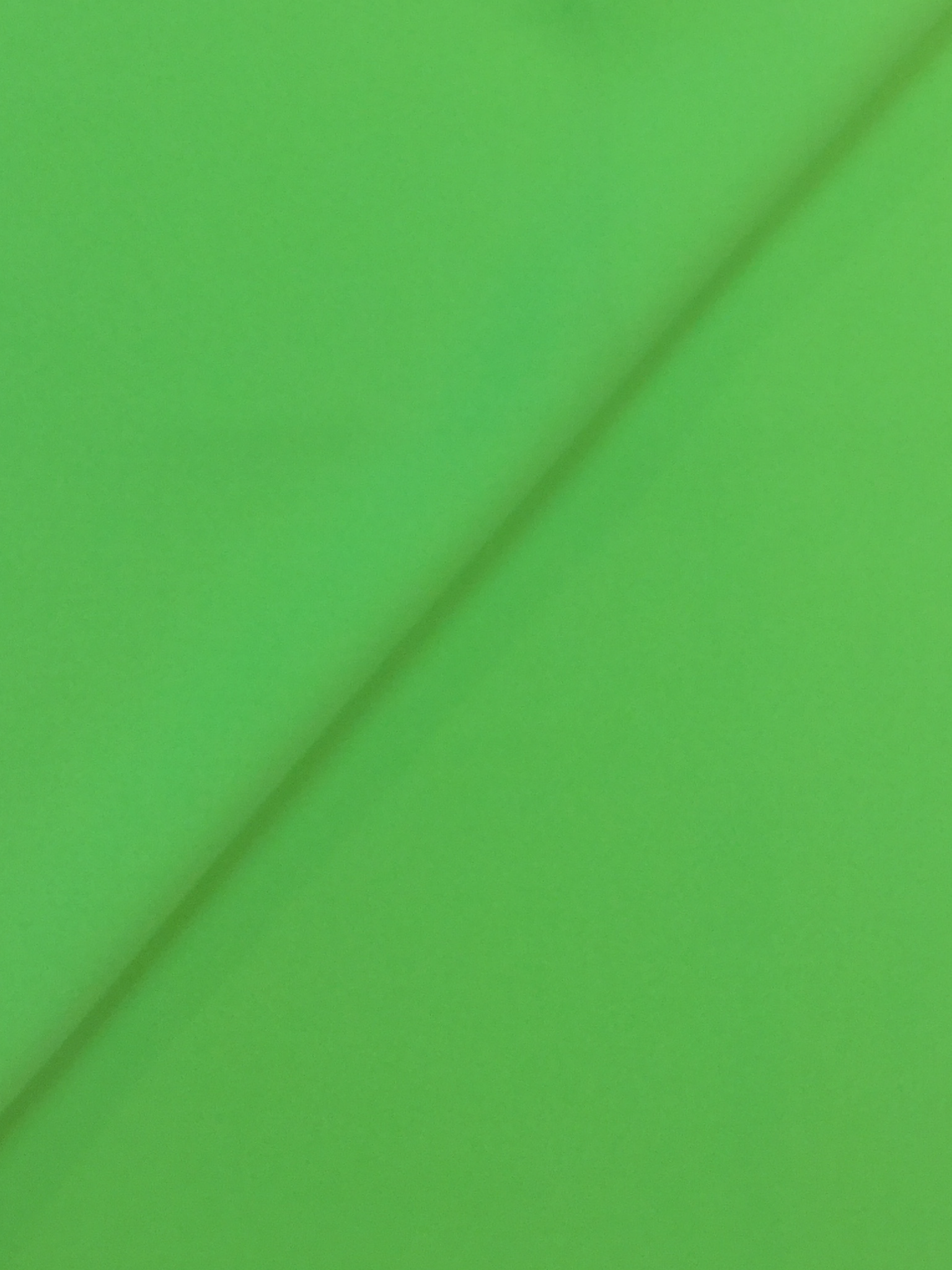 Polyester and Spandex Stretch Crepe in Neon Green