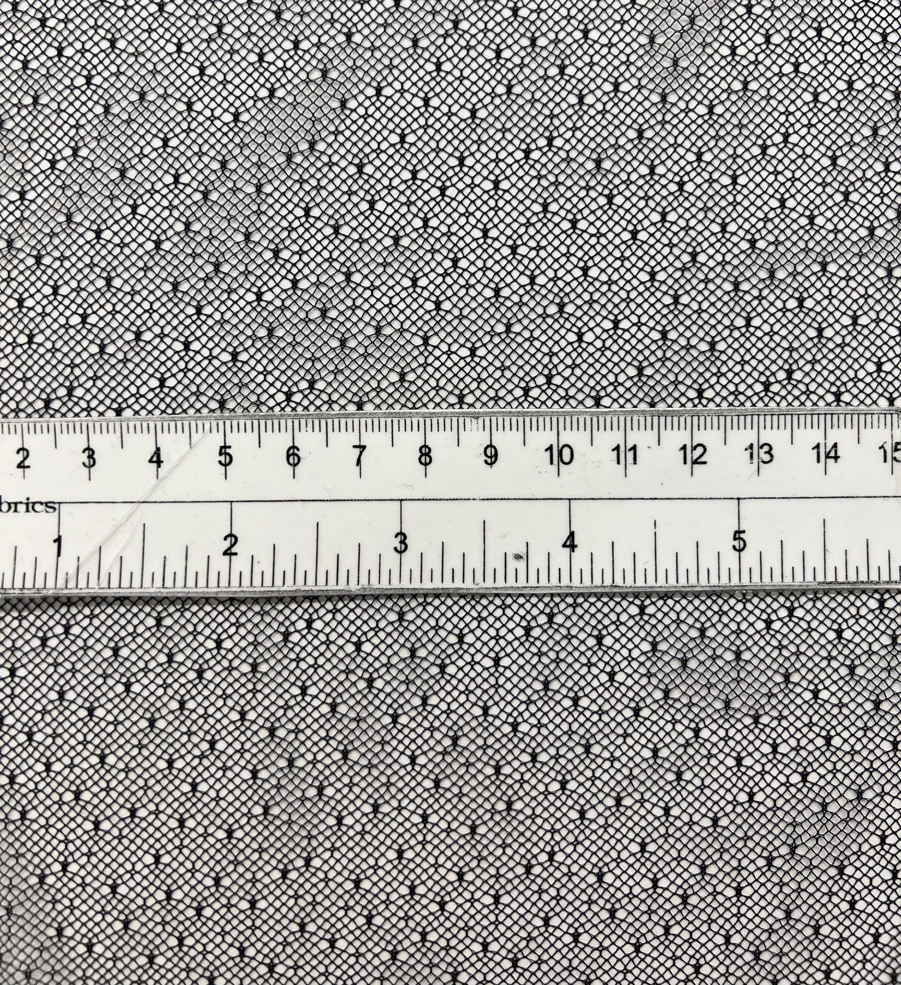 Point D'esprit in Black