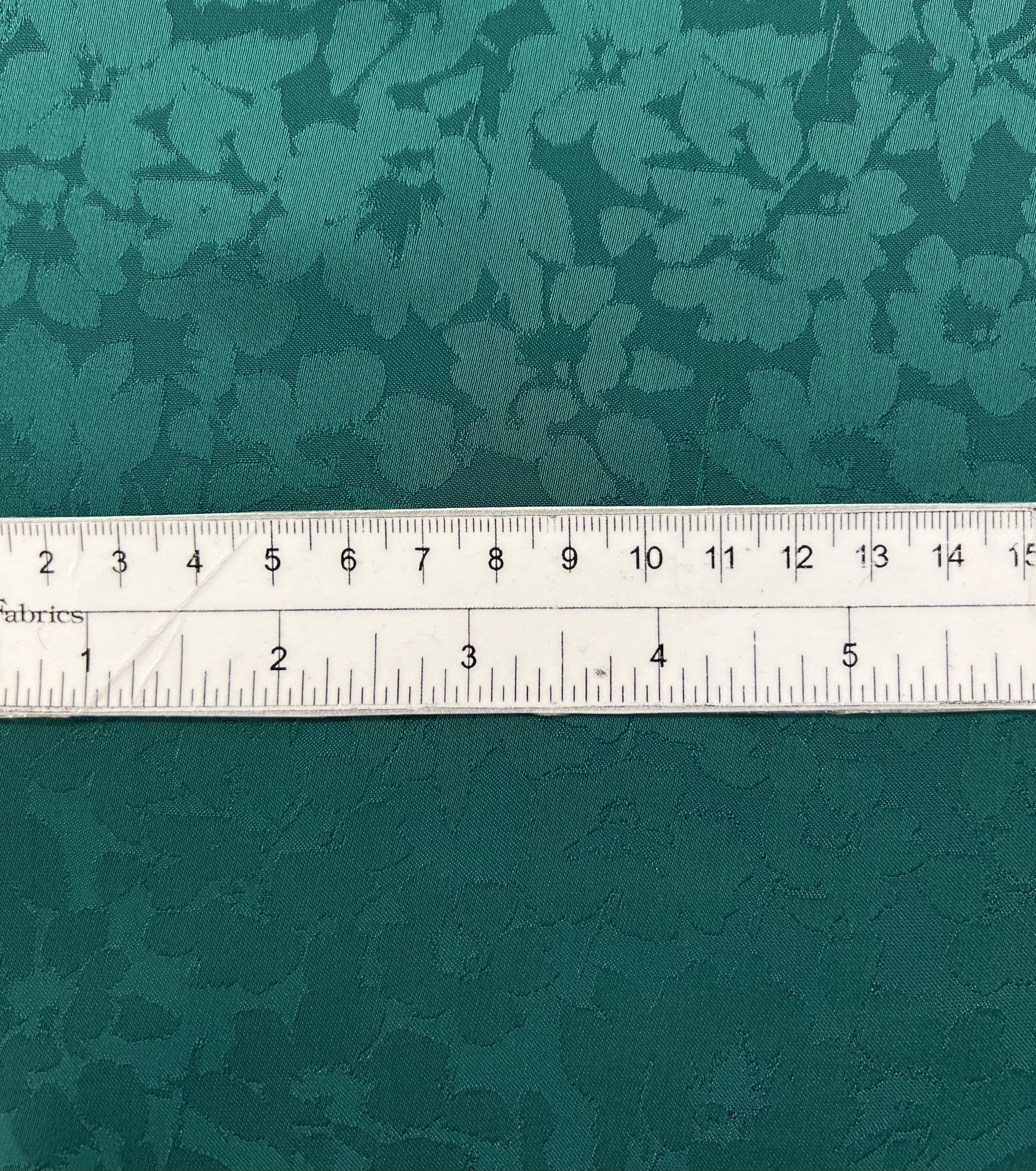 OEKO Polyester Jacquard in Green