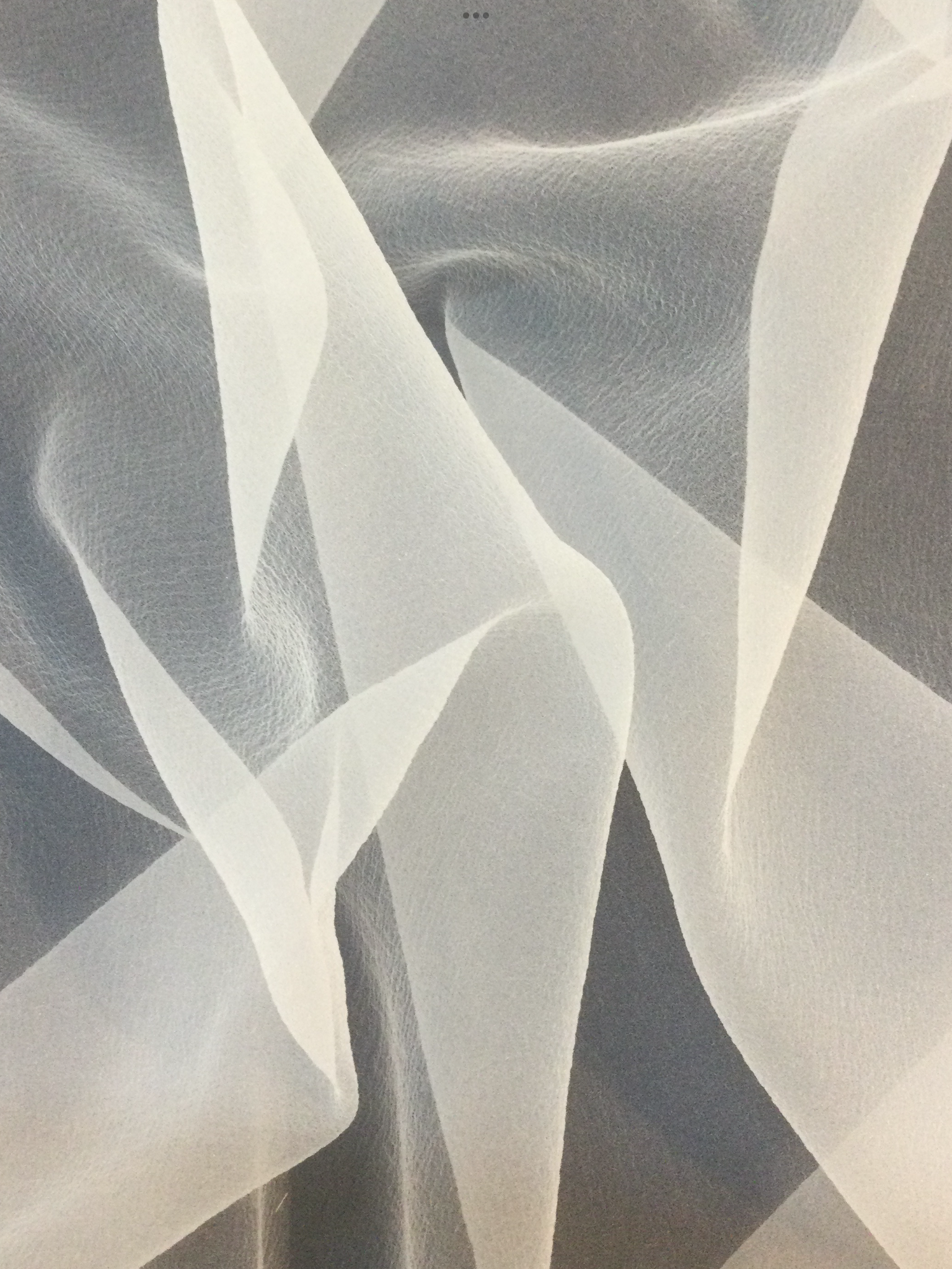 Japanese Pebbled Poly Organza in Off-White