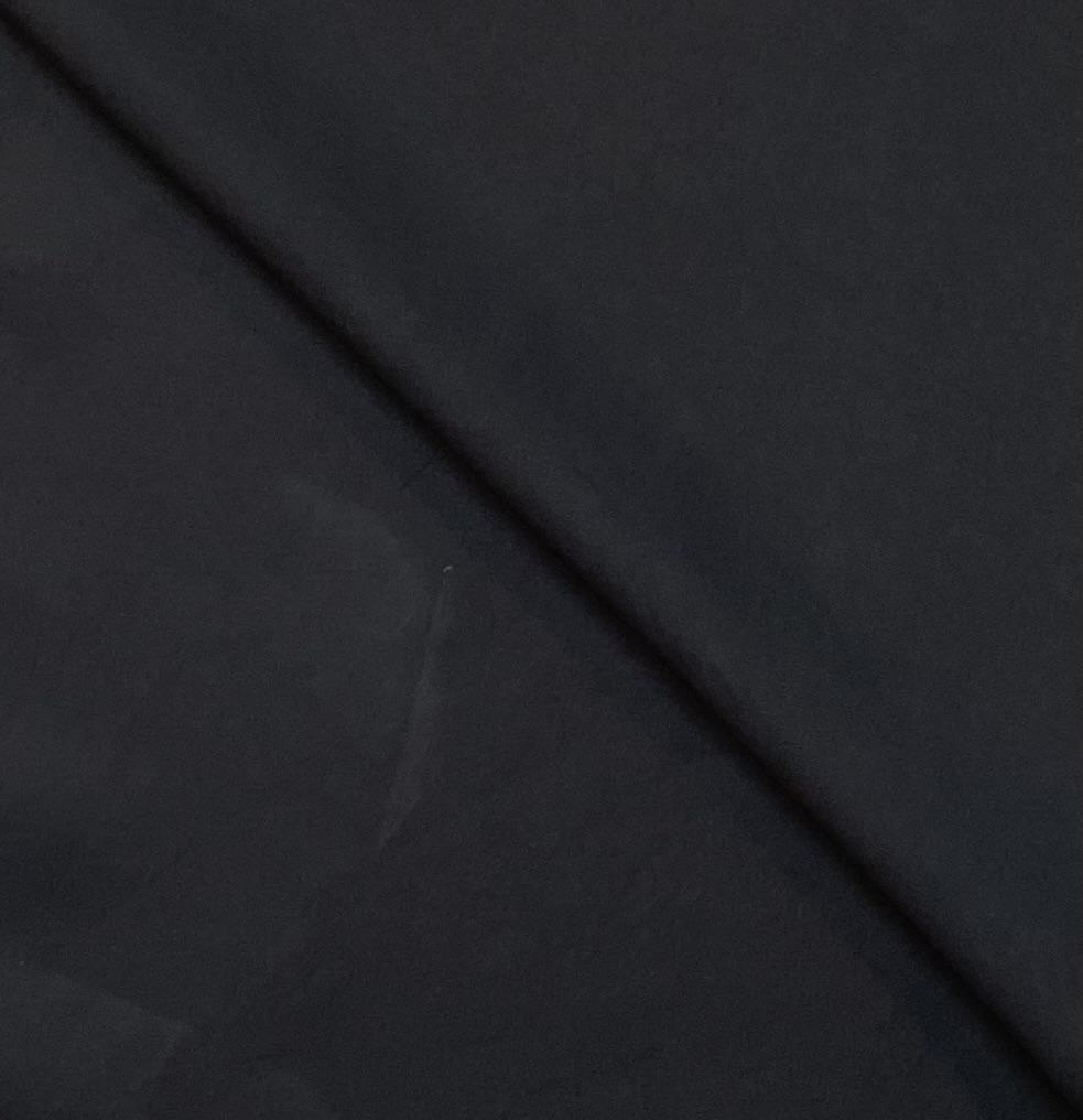 Viscose Stretch Charmeuse in Black