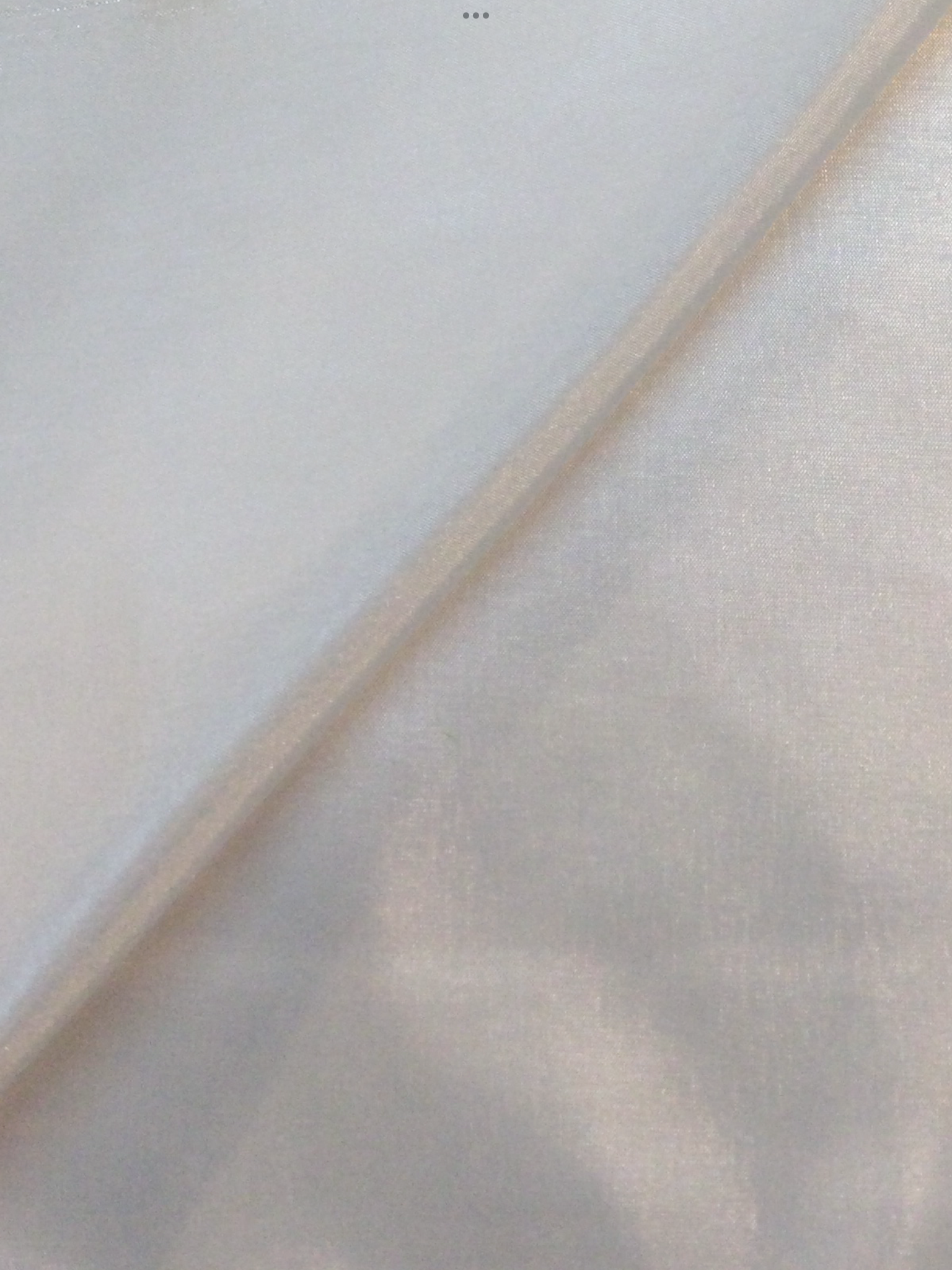 Polyester "China Silk" Lining in White