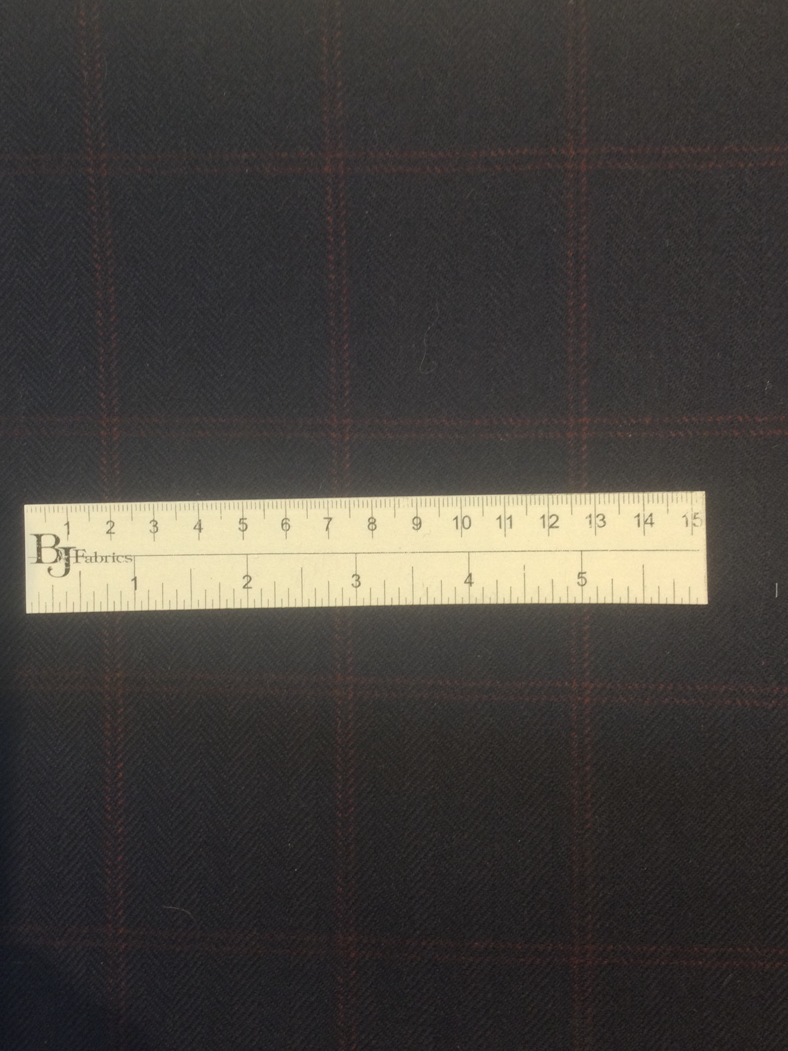 Made in Italy Loro Piana 100% Saxxon Wool Windowpane