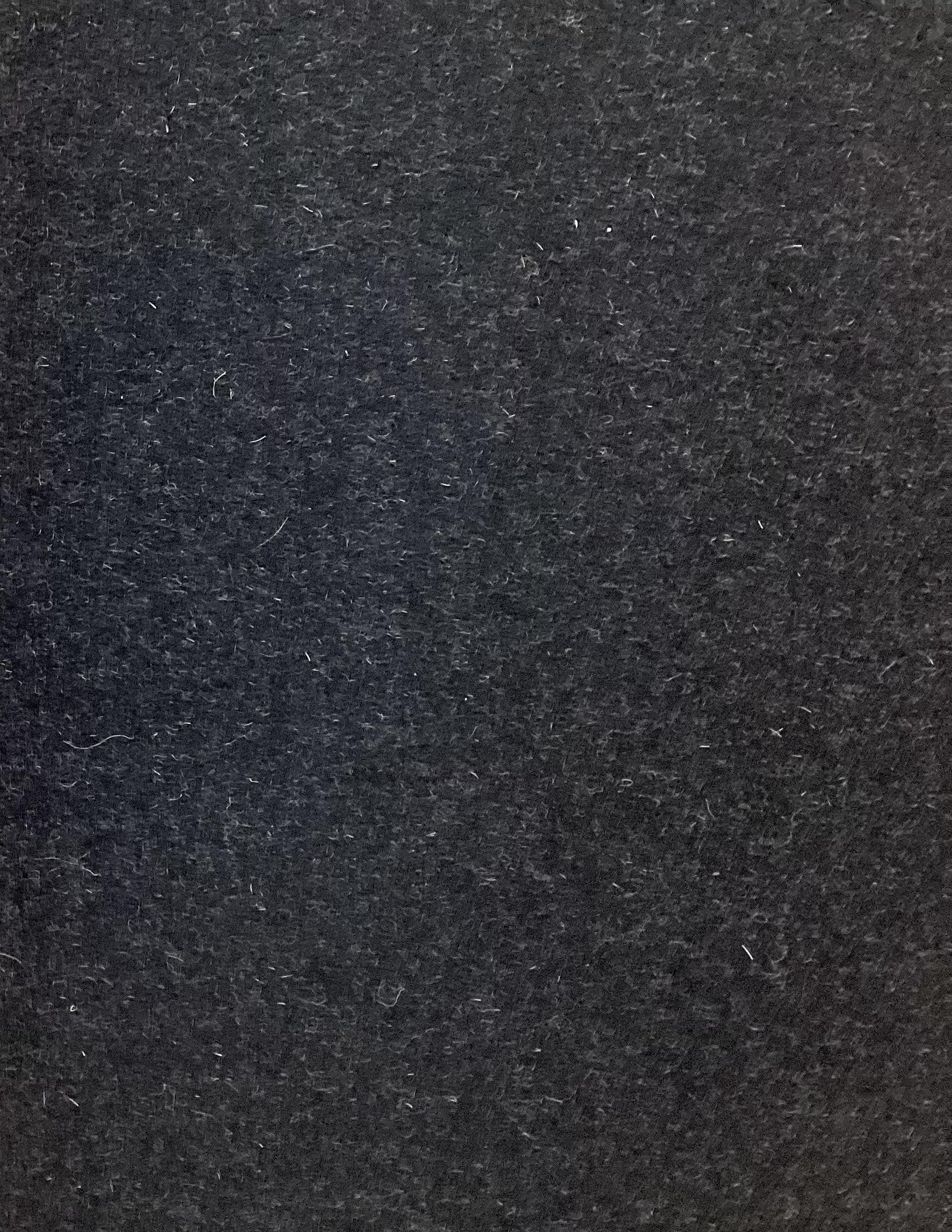 100% Cashmere Coating In Heather Black