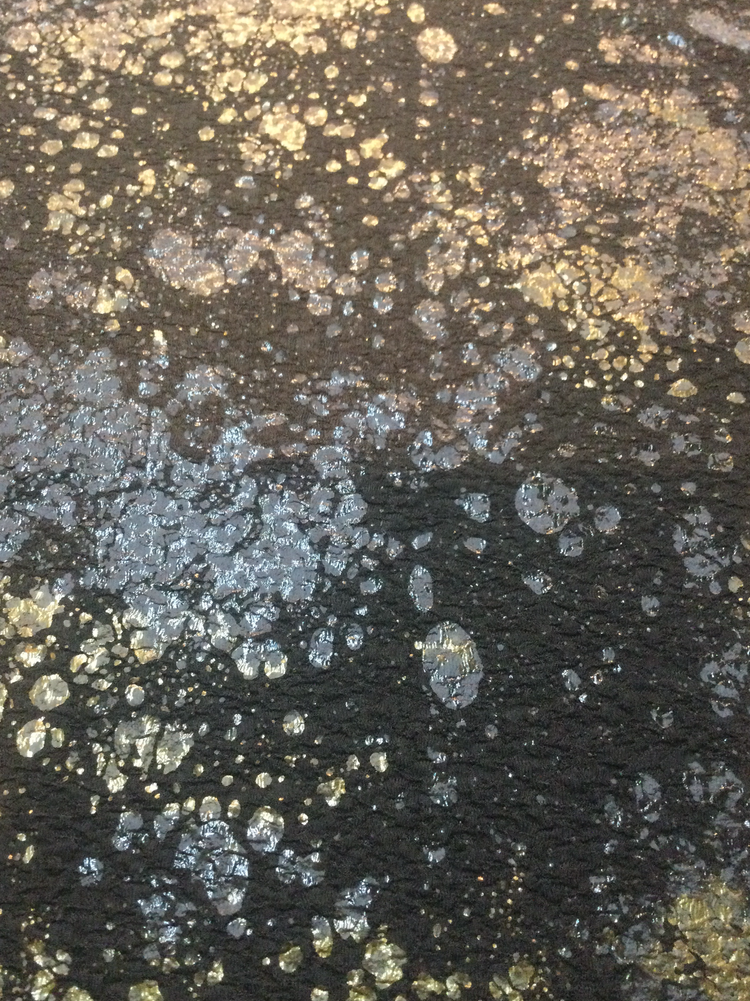 Foil Print Polyester Knit