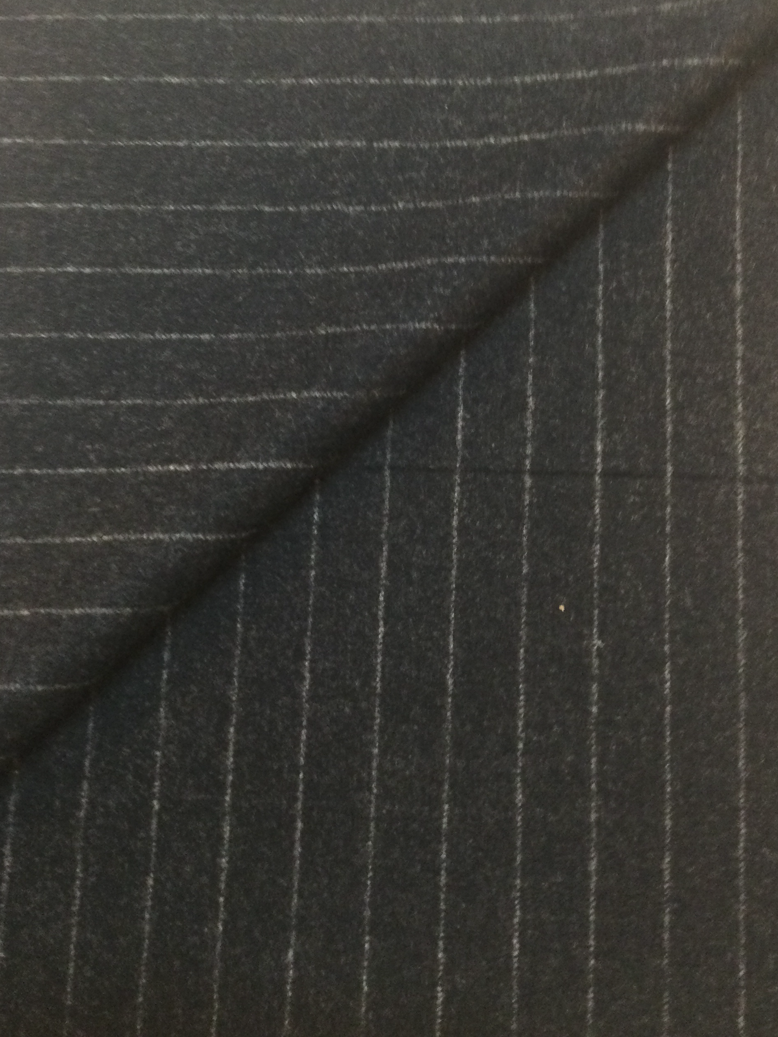 Made in Italy Wool Flannel Chalk Stripe by Vitale Barreris