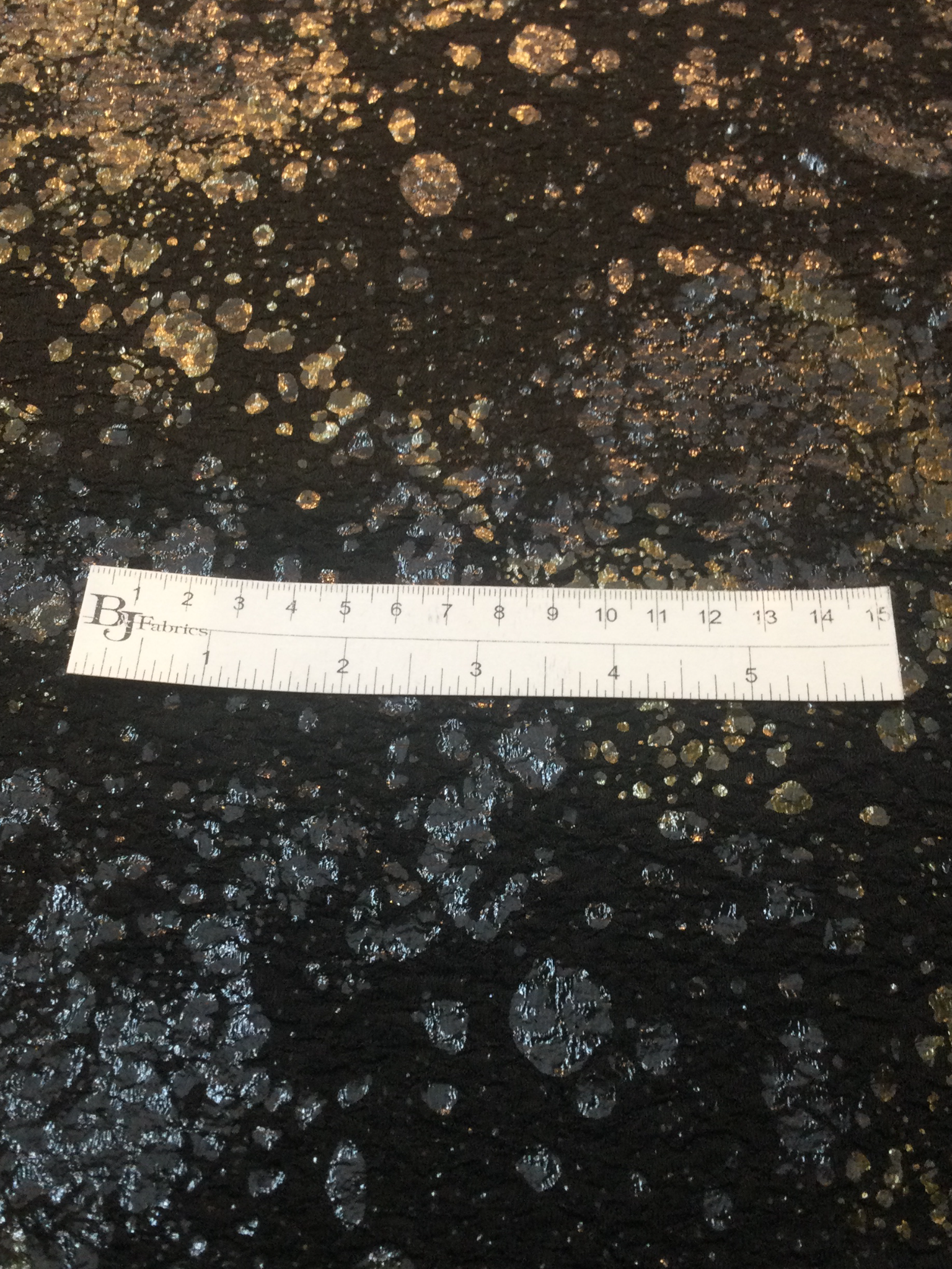 Foil Print Polyester Knit