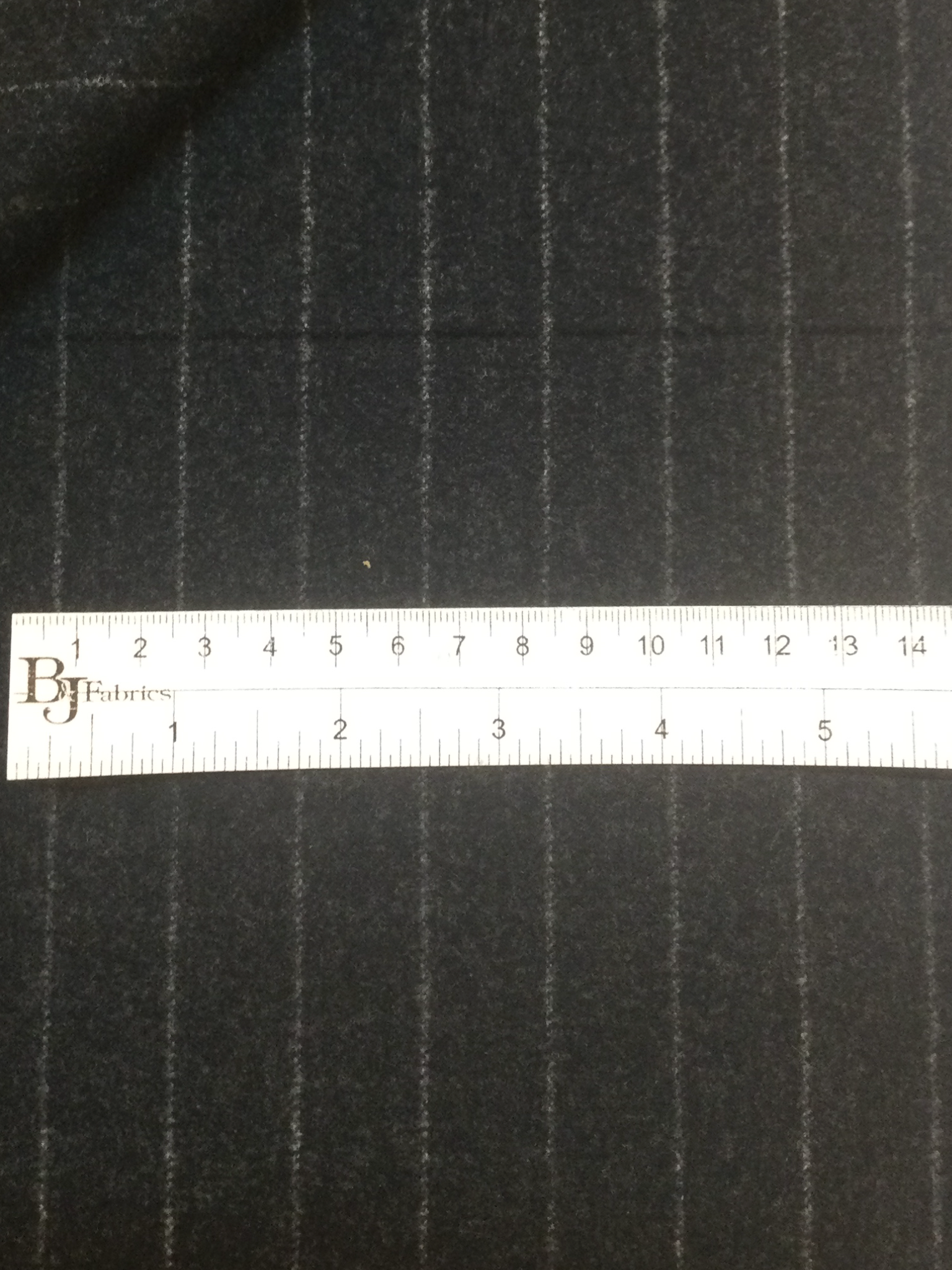 Made in Italy Wool Flannel Chalk Stripe by Vitale Barreris