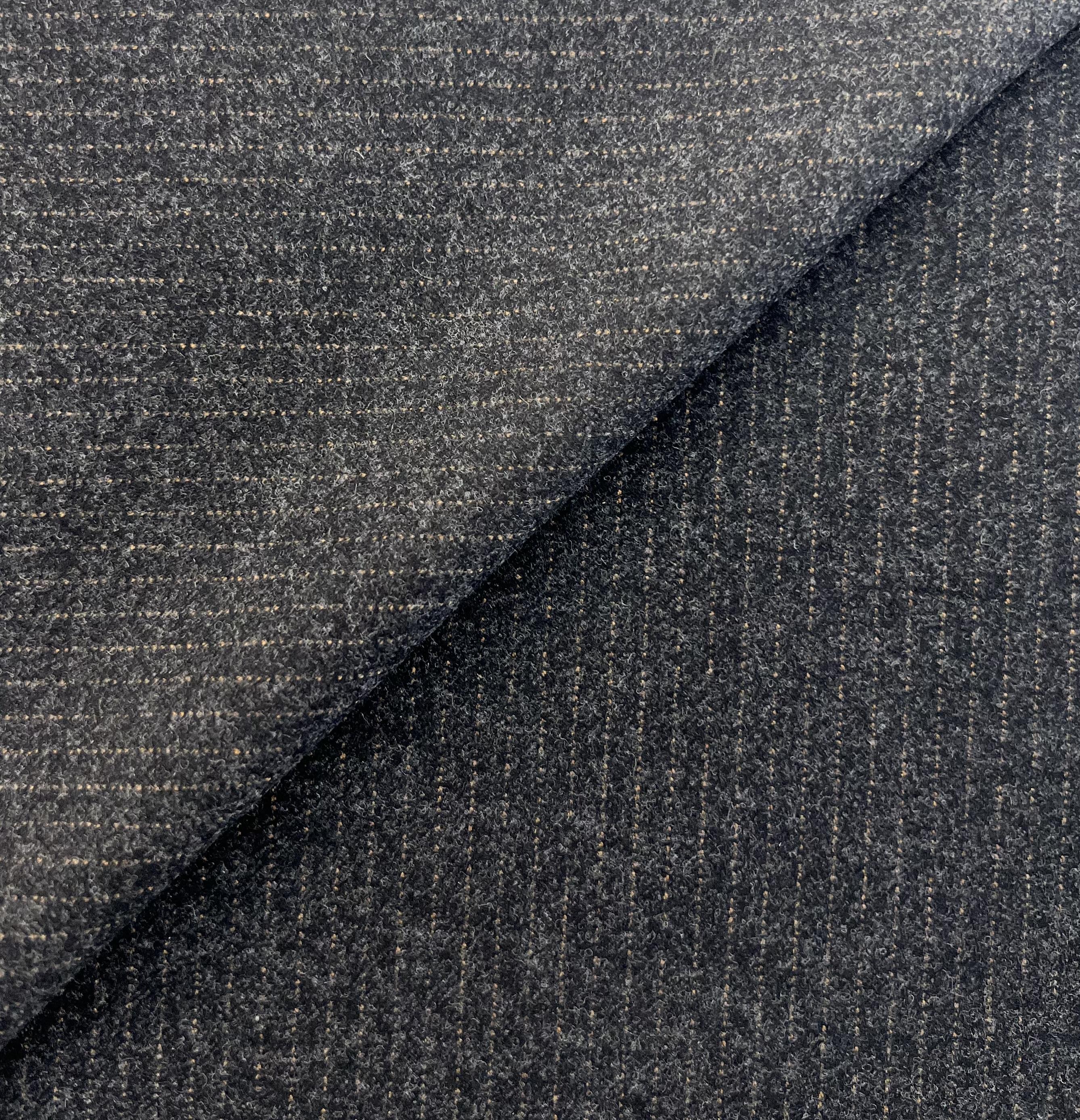 Made in England 90% Wool Super 120's 10% Cashmere Pinstripe
