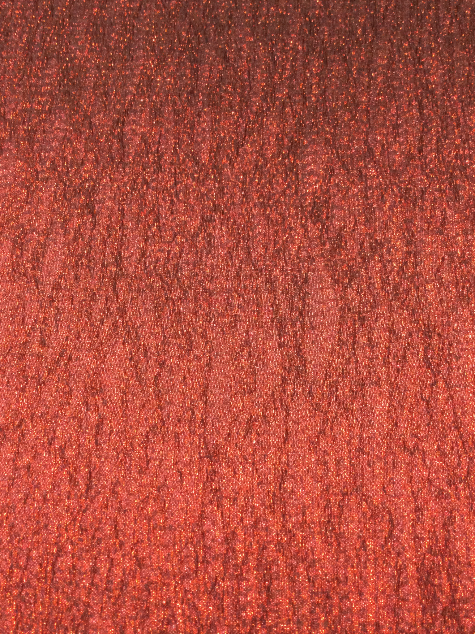 Crinkled Lame' in Red