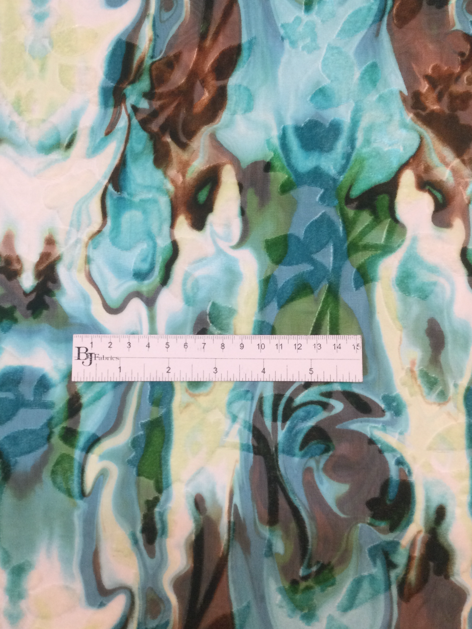 Made in Italy Silk/Viscose Burnout Velvet