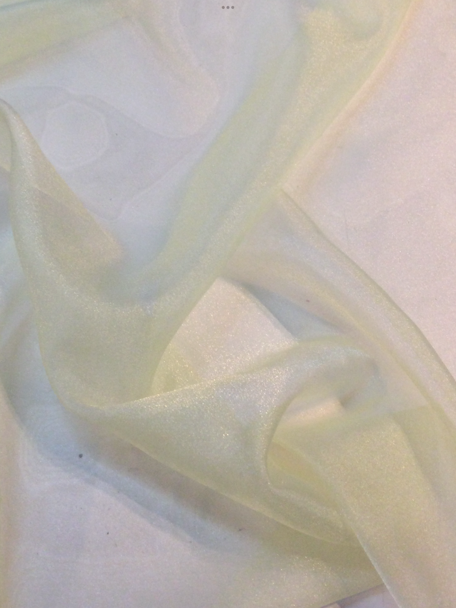 Nylon Sparkle Organza in Lemon