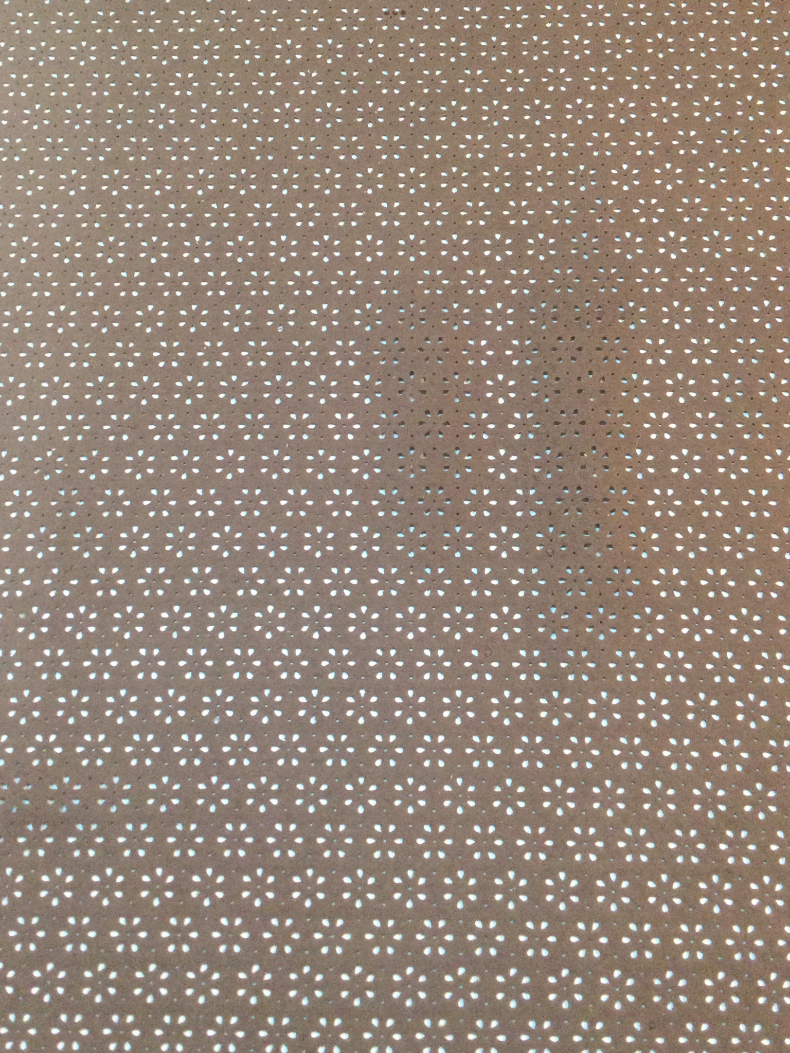 Polyester Suede Laser Cut in Chocolate