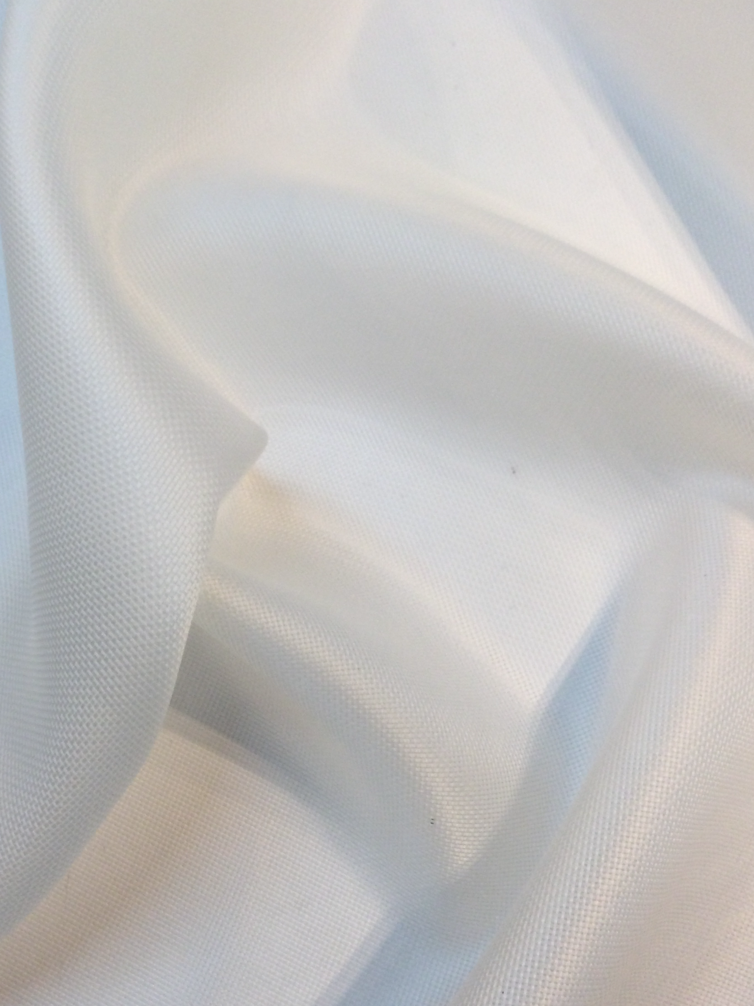Pure Silk Pique Gazar in White