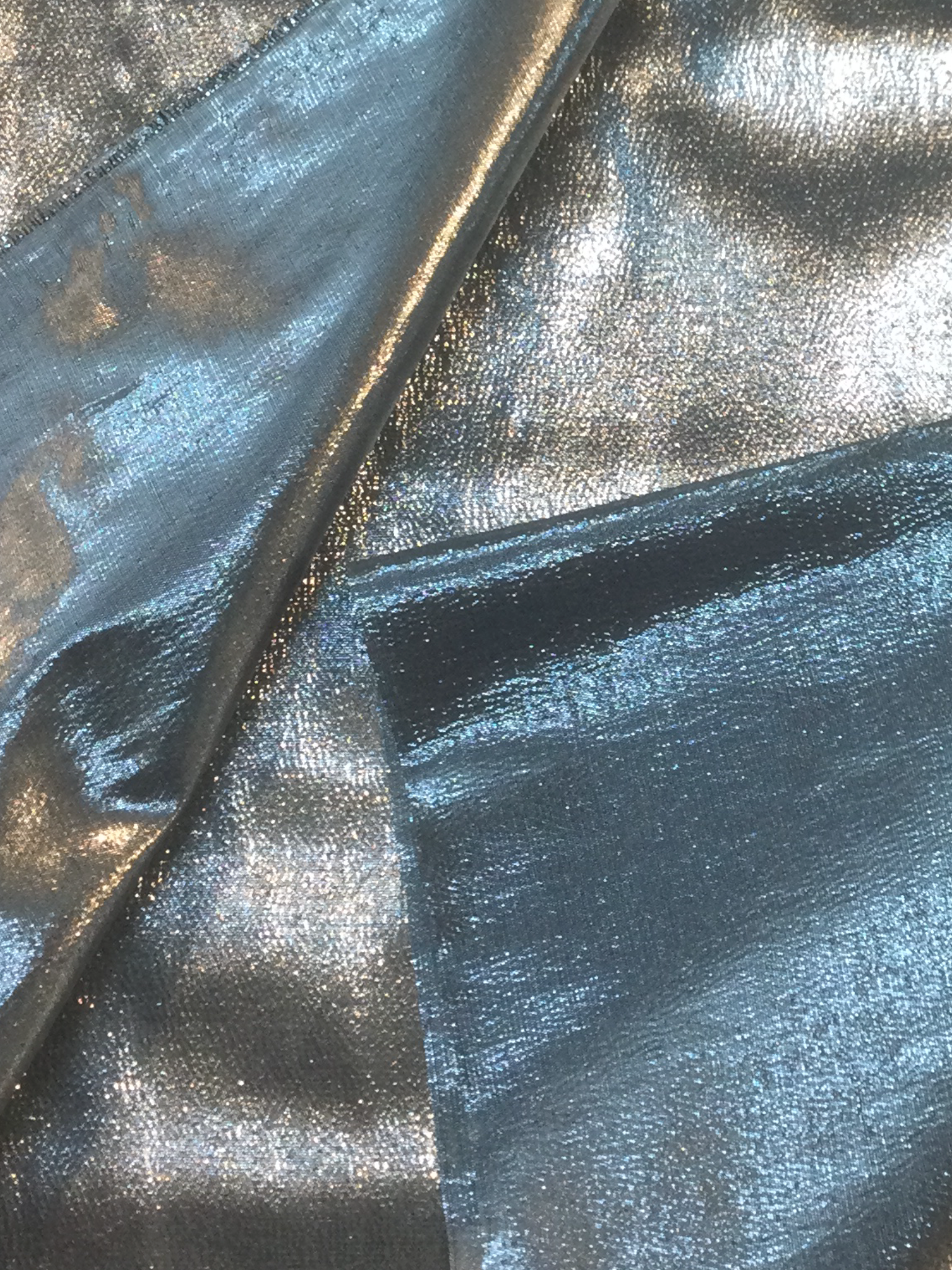 Tissue Lamé in Slate
