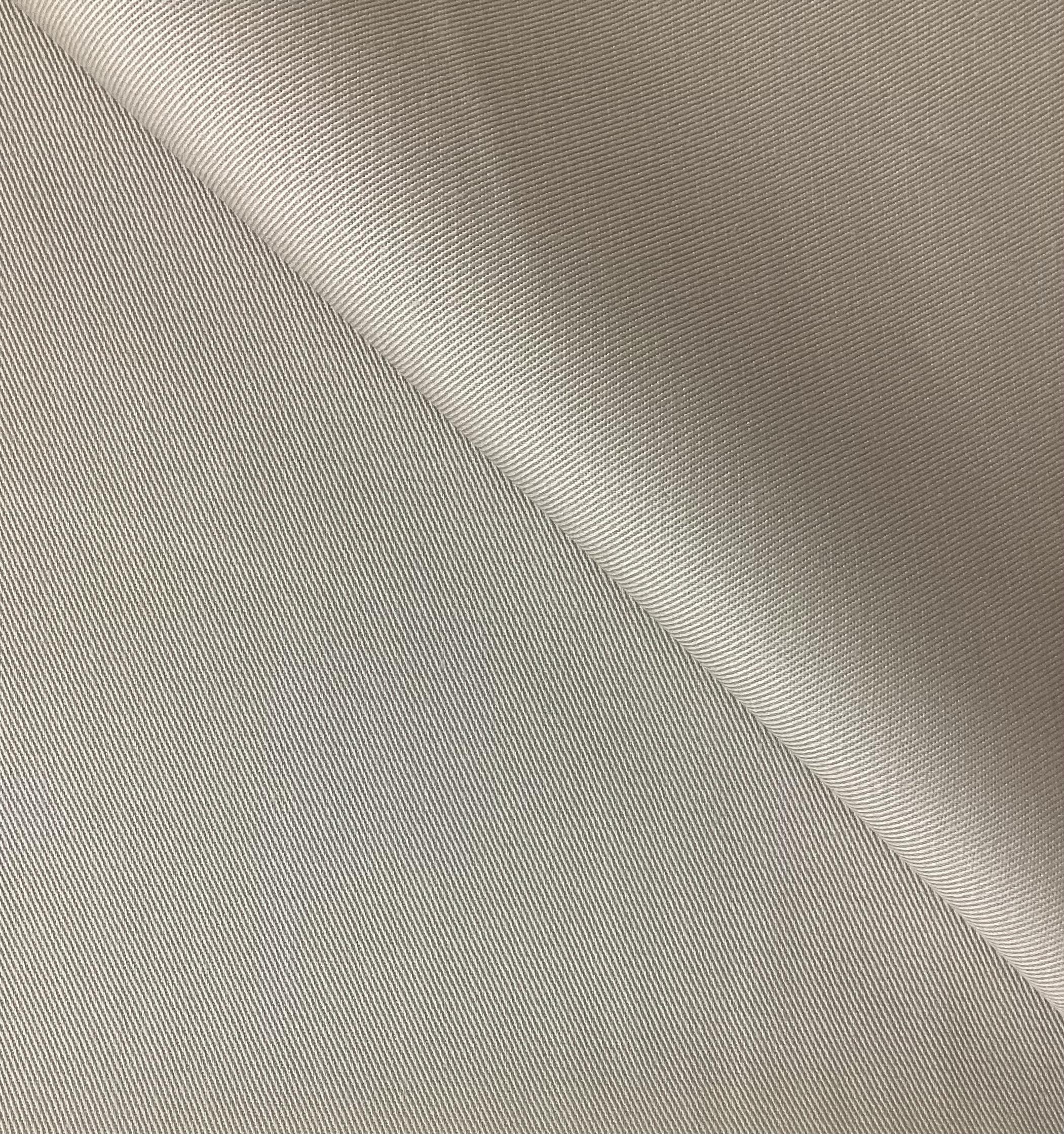 Stretch Cotton Chino Twill in Stone