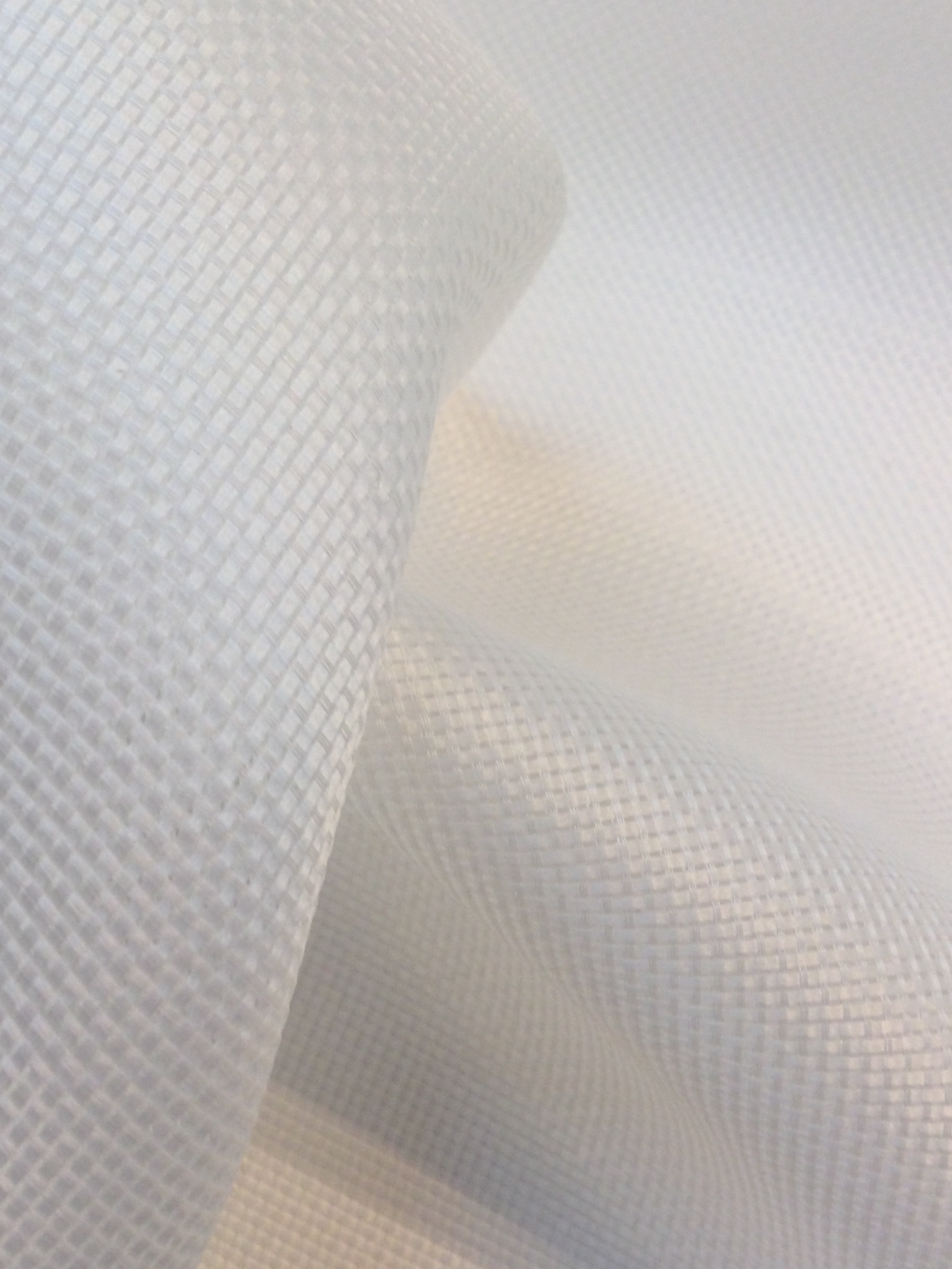 Pure Silk Pique Gazar in White