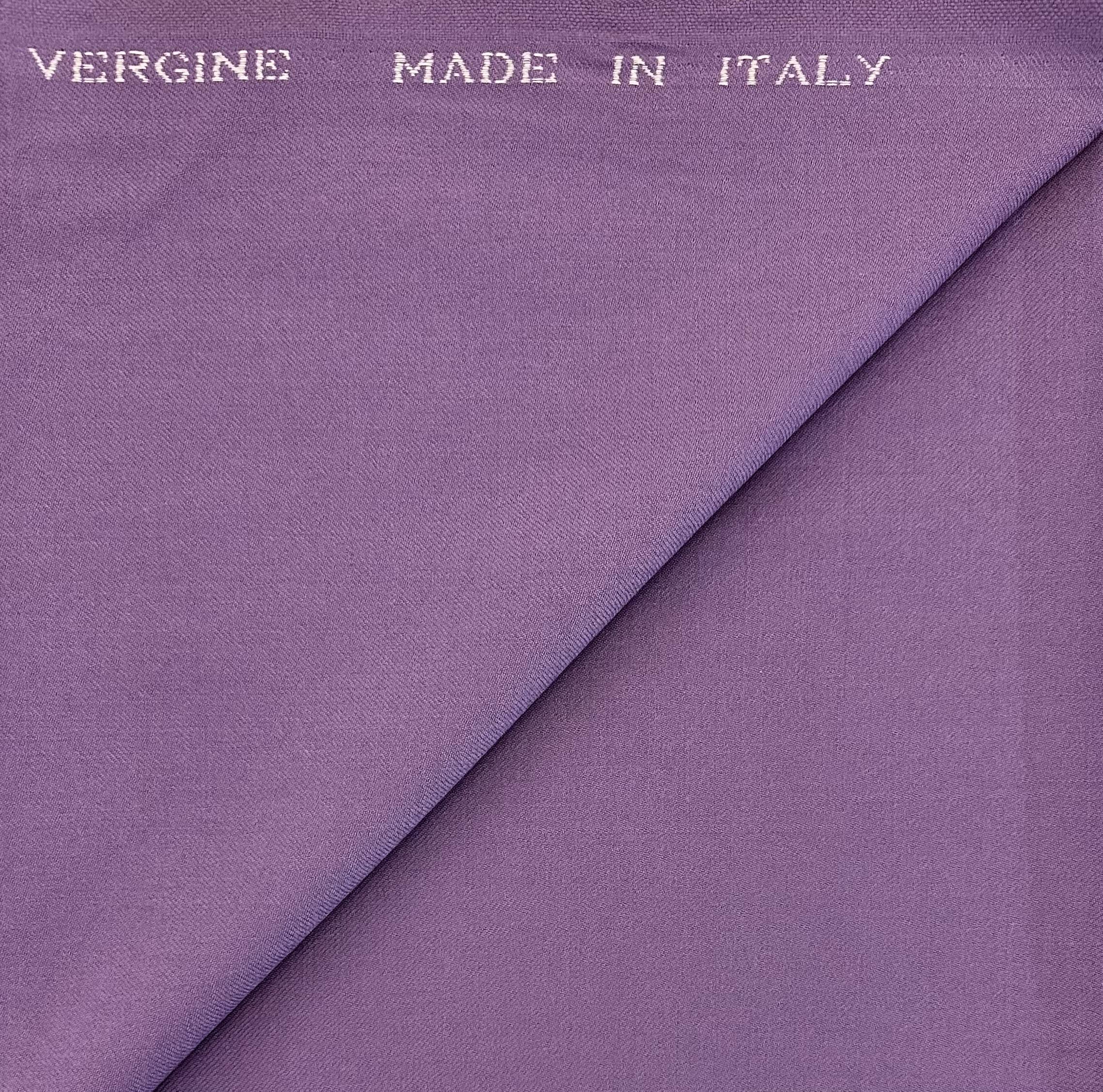 Italian Wool Flannel in Old Lavender